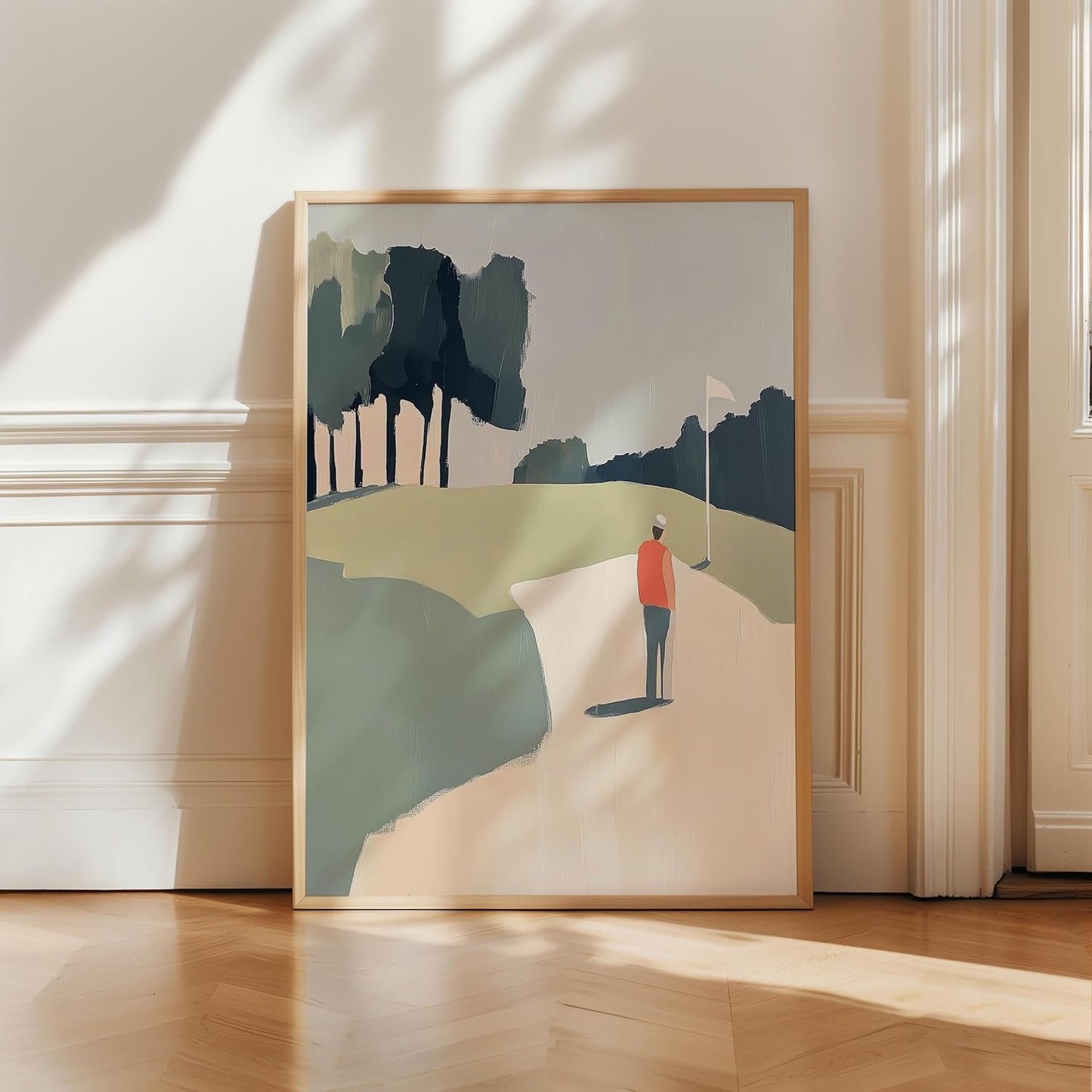 Golf Impressionist Art Print Posters - Premium Giclee Fine Art Prints - Sporty and Sophisticated Home Decor Posters, Golfer Art Prints for Home and Office Decor - Vintage Aesthetic, Ready to Frame