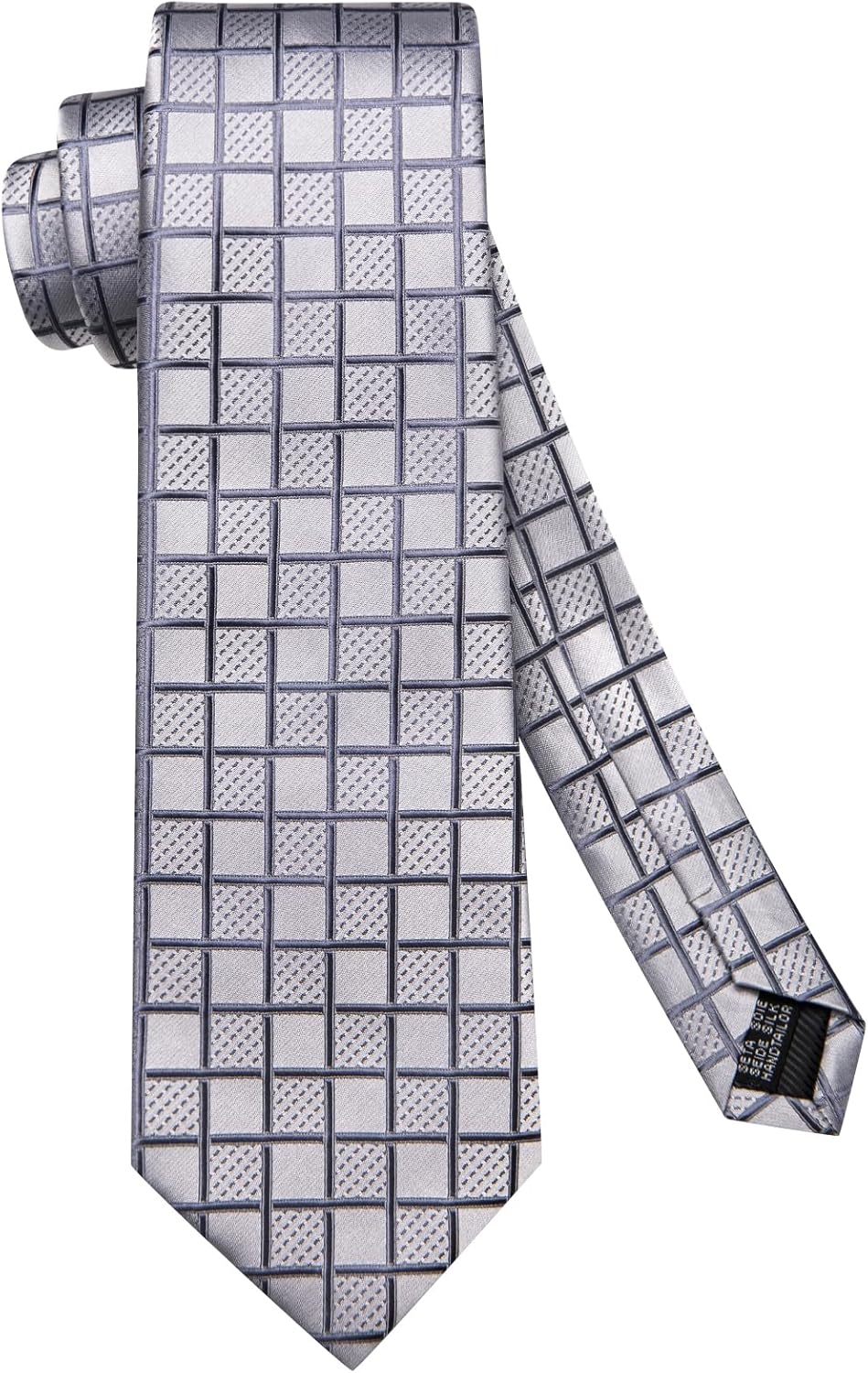 Dubulle Mens Paisley Striped Tie WOVEN Necktie for Men and Handkerchief Cufflinks Set Wedding Formal Business