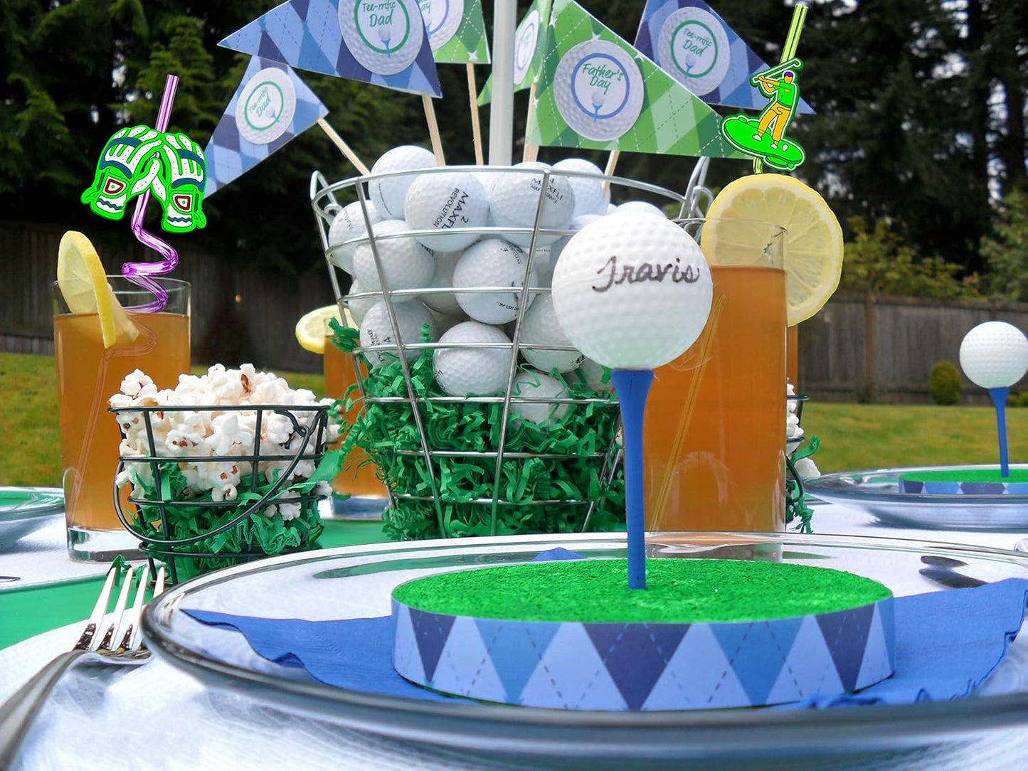 24pcs Golf Themed twisty Reusable Straws for Golf Party Favor Gift Bags,Daily Drinking Straws,Birthday Party,Class Reunions,Sports Golf Party supplies,With 2 Cleaning Brushes.(8color)