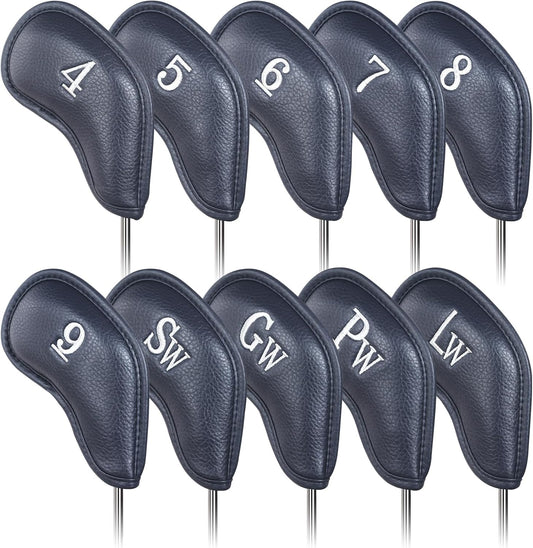 Craftsman Golf Magnetic Iron Headcovers Protective Cover with Large No. Available for Customize Name