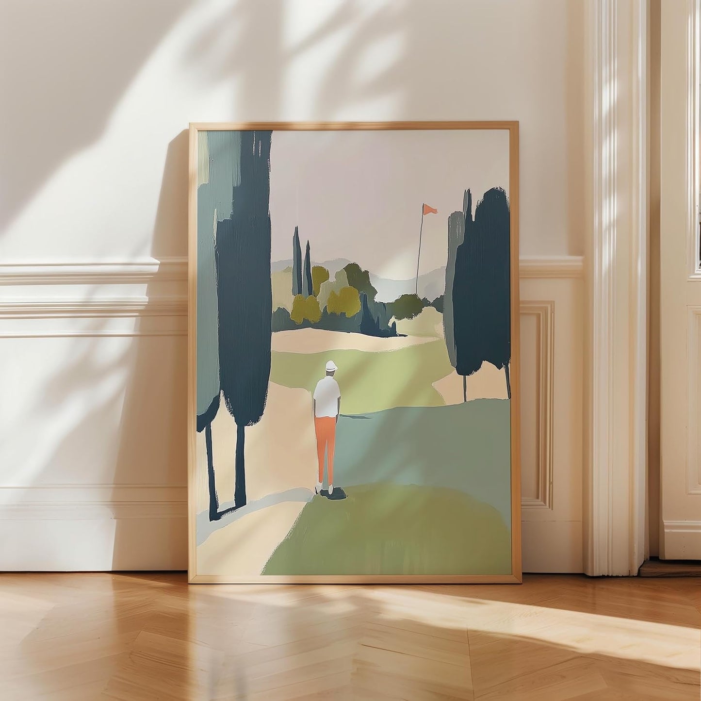 Golf Impressionist Art Print Posters - Premium Giclee Fine Art Prints - Sporty and Sophisticated Home Decor Posters, Golfer Art Prints for Home and Office Decor - Vintage Aesthetic, Ready to Frame