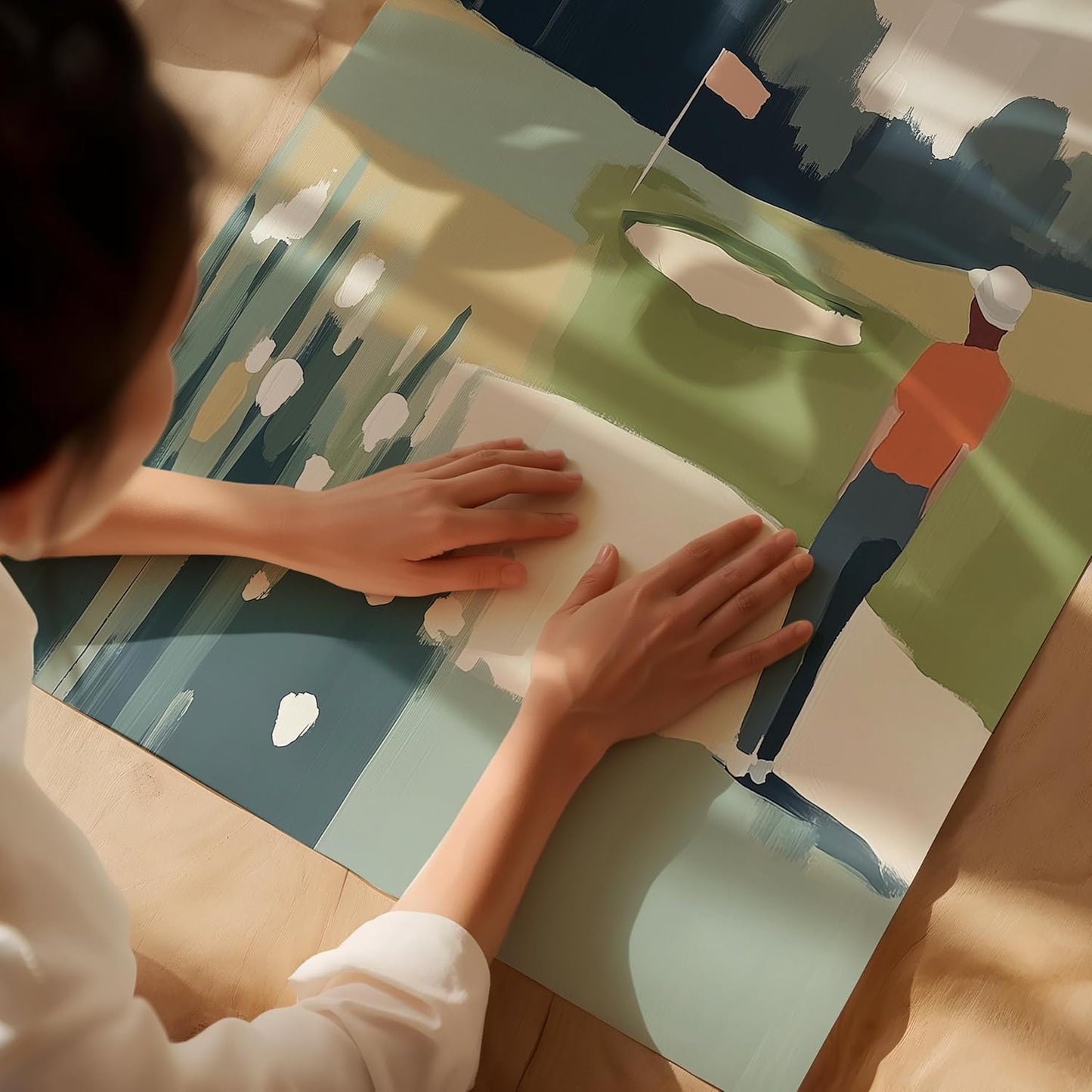 Golf Impressionist Art Print Posters - Premium Giclee Fine Art Prints - Sporty and Sophisticated Home Decor Posters, Golfer Art Prints for Home and Office Decor - Vintage Aesthetic, Ready to Frame