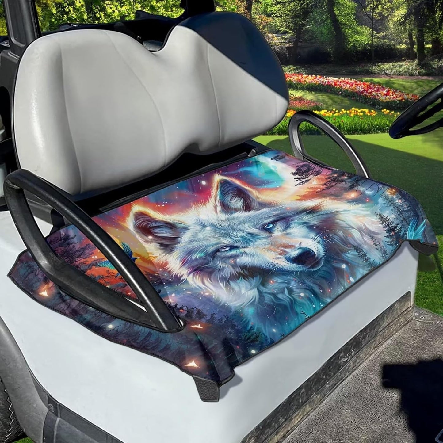 Golf Cart Accessories Anti-hot Golf Cart 50 X 30.9 Inches Seat Cushion Golf Seat Cushion Cover Towel Blanket Fits for Golf Club Cars