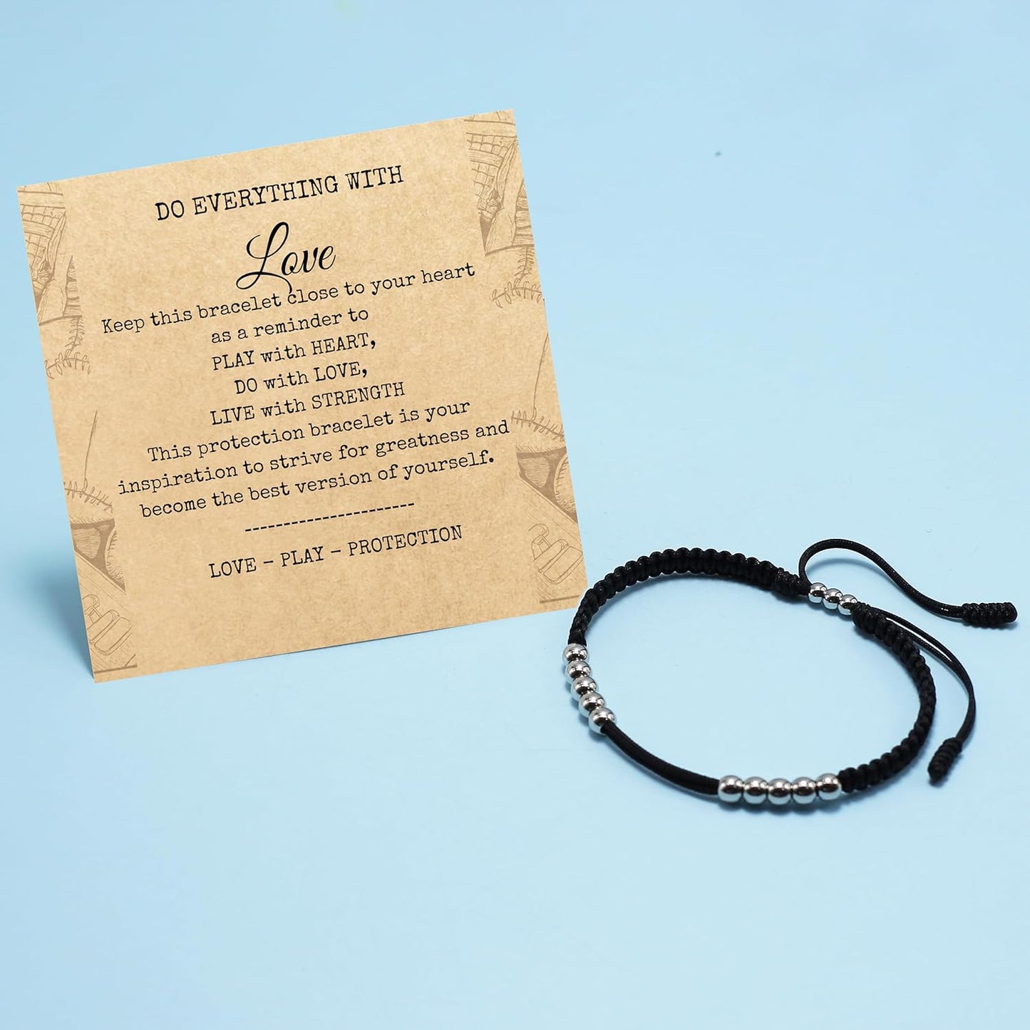 LAMIBEE Golf Stainless Steel 10 Beads Score Counter Bracelet, Golf Stroke Count Bracelet, Resizable and Easy to Adjust Golf Round Scoring Tracker, Durable and Stylish Golf Accessory