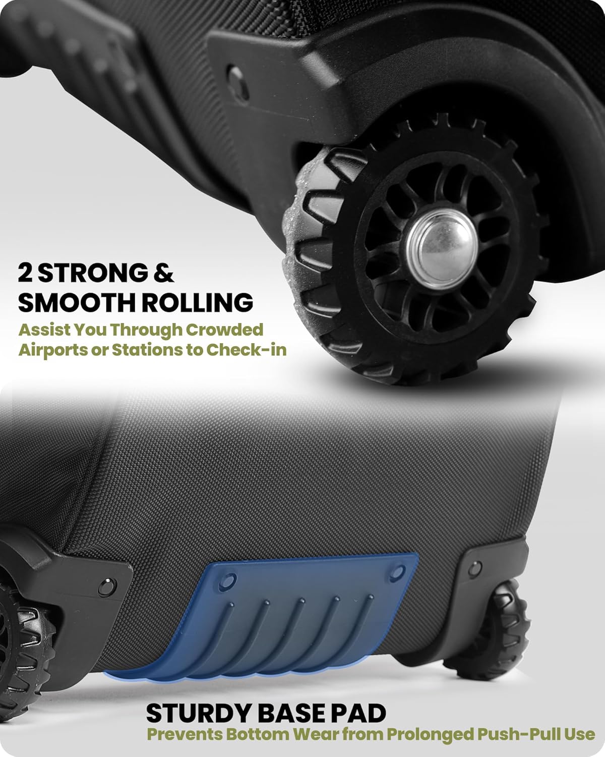 OutdoorMaster Golf Travel Bags for Airlines with Wheels and Hard Case Top, Protect Golf Clubs, Lightweight and Easy to Maneuver, Upgrade Version