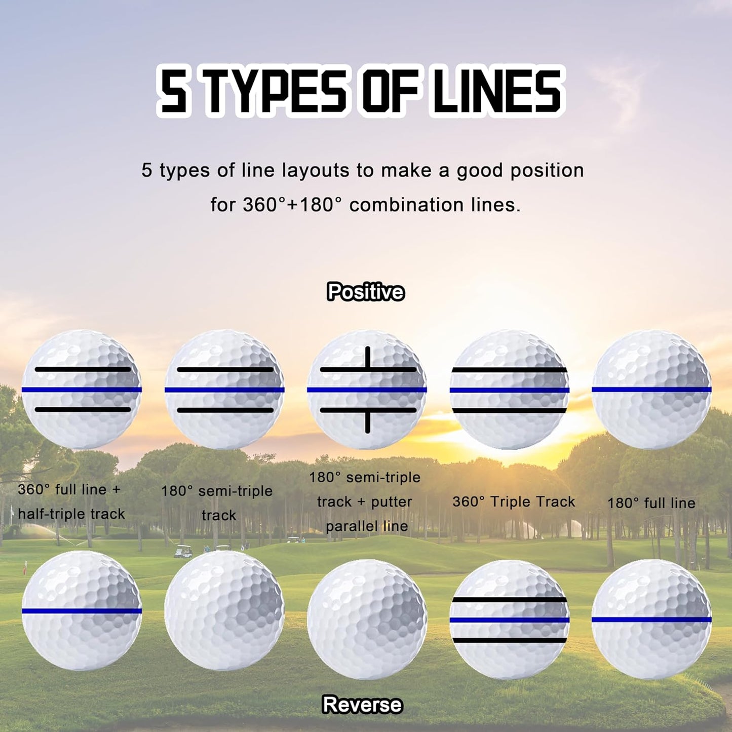 PGM Golf Ball Marker Liner Drawing Marker, Golf Ball Marker, Golf Ball Marker Stencil and 2 Color Golf Ball Markers, Golf Ball Line Marker Tool, Golf Ball Alignment Marking Tool for Golfer