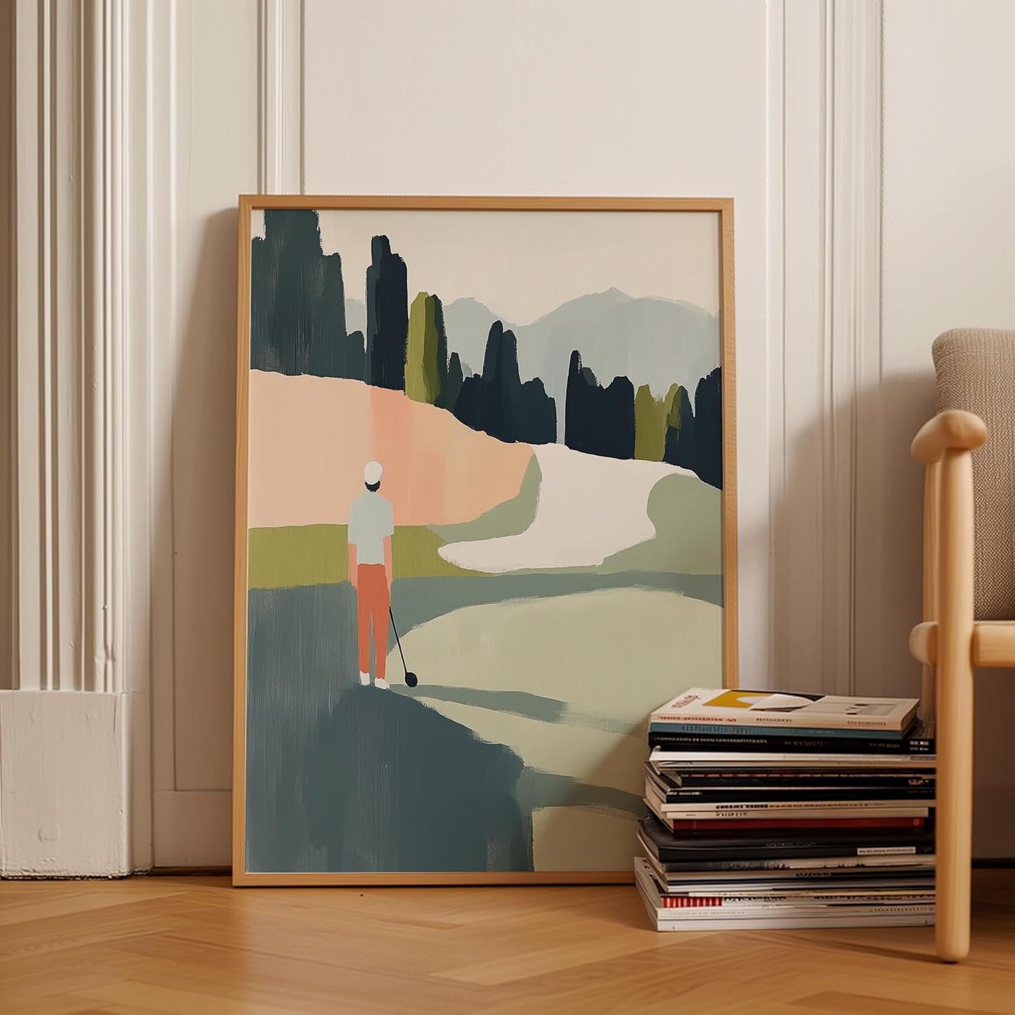 Golf Impressionist Art Print Posters - Premium Giclee Fine Art Prints - Sporty and Sophisticated Home Decor Posters, Golfer Art Prints for Home and Office Decor - Vintage Aesthetic, Ready to Frame