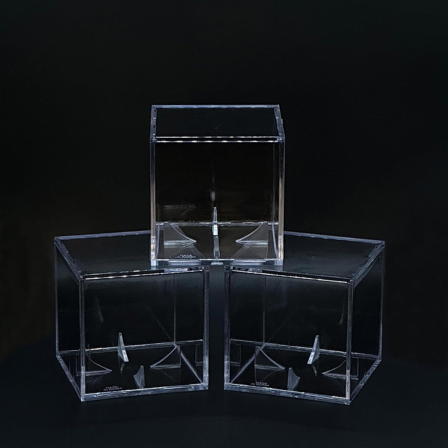 Baseball & Golf Ball Display Case Acrylic Cube Square Clear Memorabilia Display & Storage Sports Official Baseball Accessories (Baseball Case, Standard)