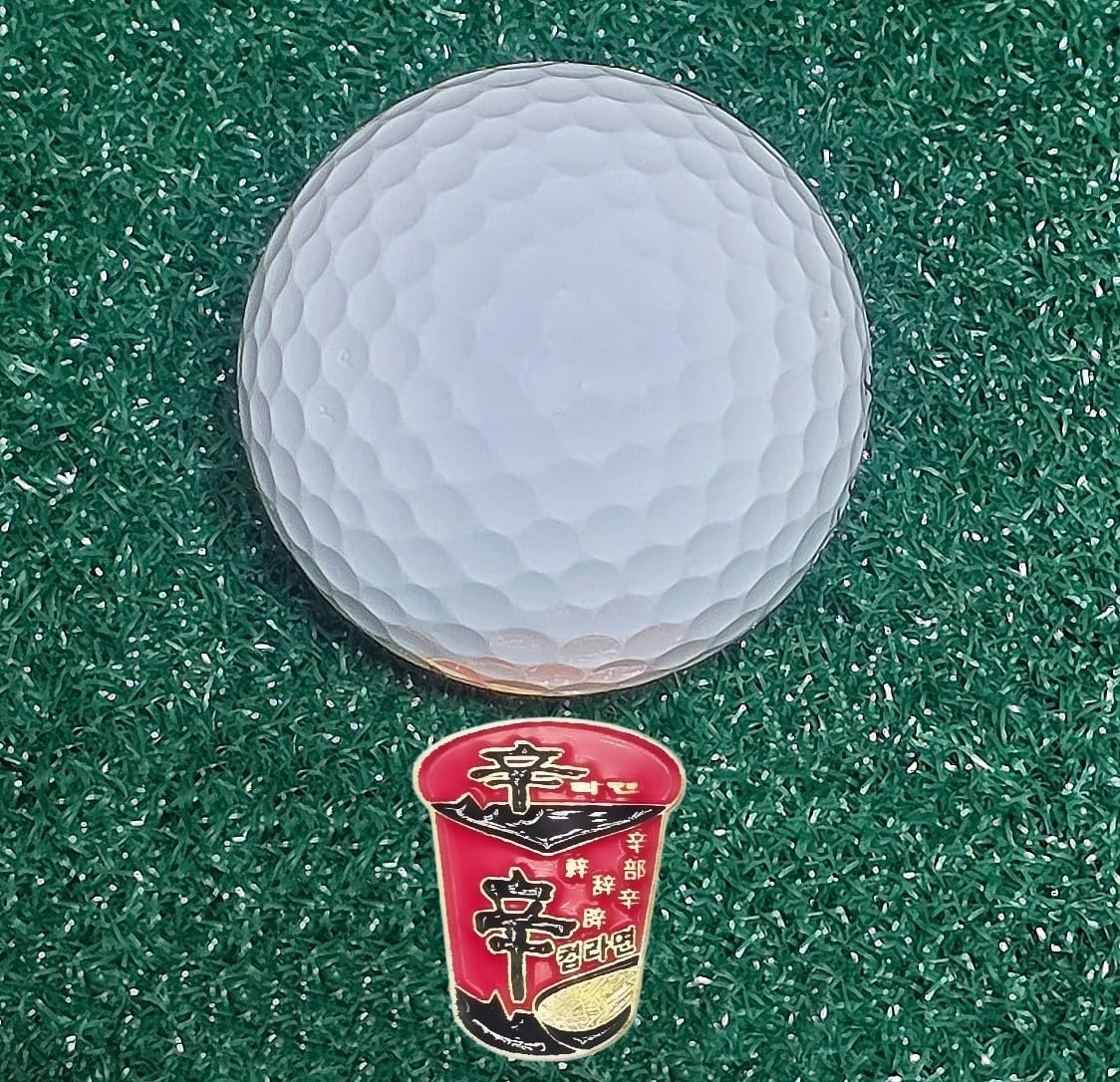 Funny & Unique Golf Ball Markers with Hat Clip – Food & Fun Icons – Perfect Golf Accessories & Gifts
