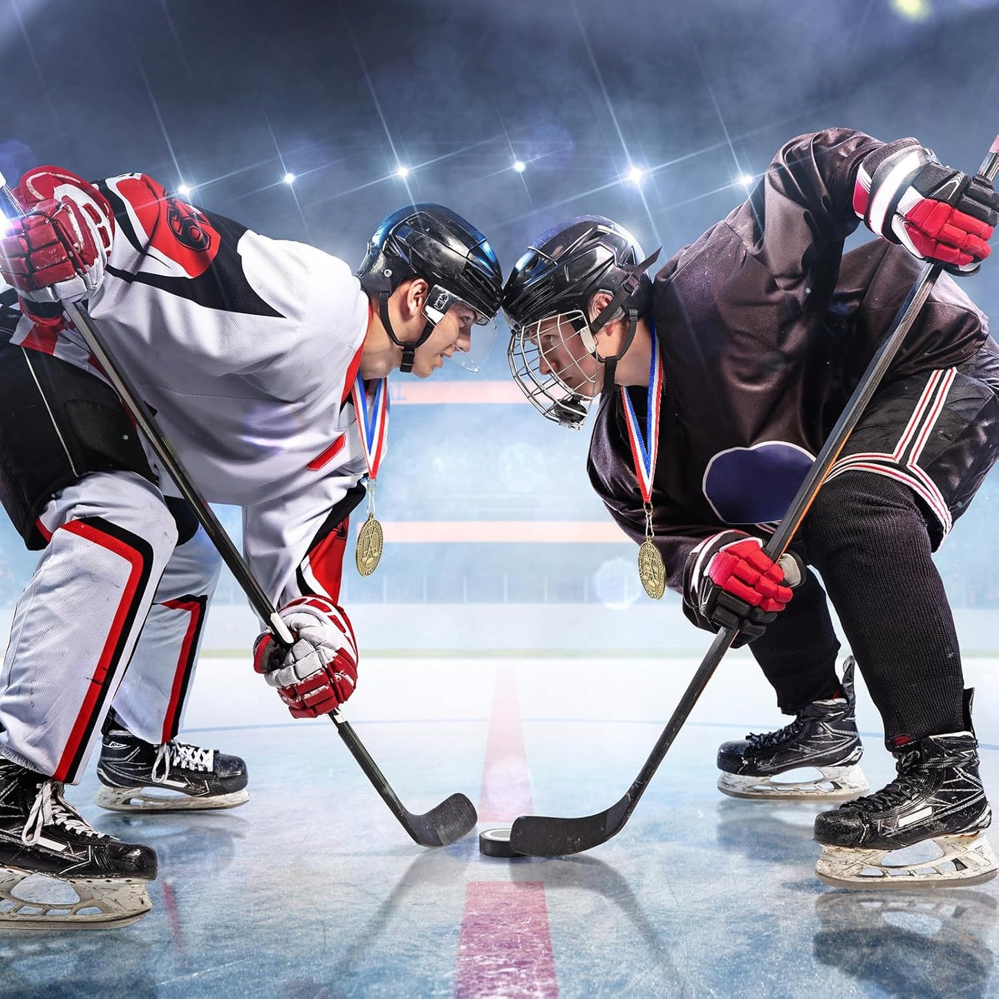 Remuuly 30 Pcs Gold Medals Bulk 2'' Basketball Soccer Baseball Volleyball Football Lacrosse Kickball Cheer Bowling Trophy Medals for Awards for Sports Participation Winner Gift