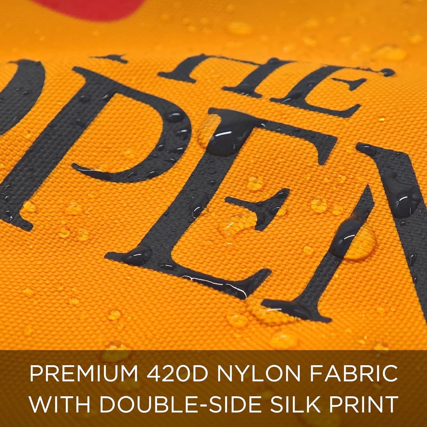 Themed Golf Flag Mini, 8x6 Inch, Double-Sided Silk-Screened, Fade-Resistant 420D Nylon, Ideal for Backyard Practice Putting Green