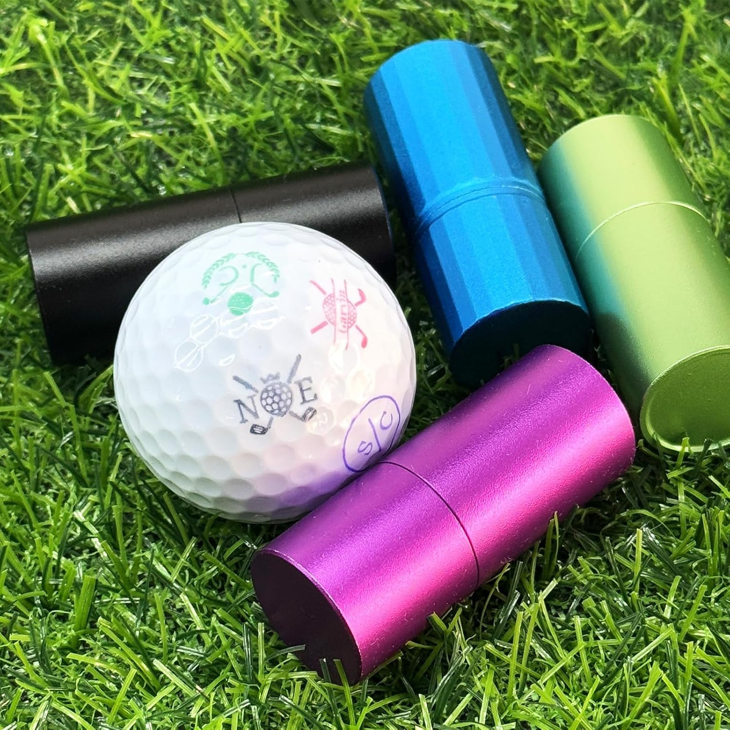 xrlsg Golf Ball Stamp Personalized Golf Ball Marker Custom Monogram Ball Stamper Golf Accessories Gifts for Men Dad Golfers