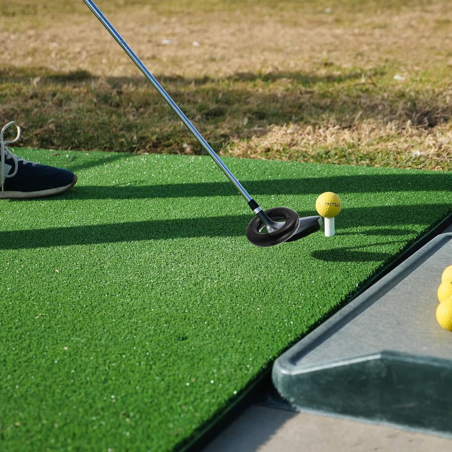 Healifty Weighted Swing Weight Ring Golf Training Aid for Muscle Warm-up and Swing Practice Construction with Protective Coating Portable Golfing Exercise Tool for Skill Improvement