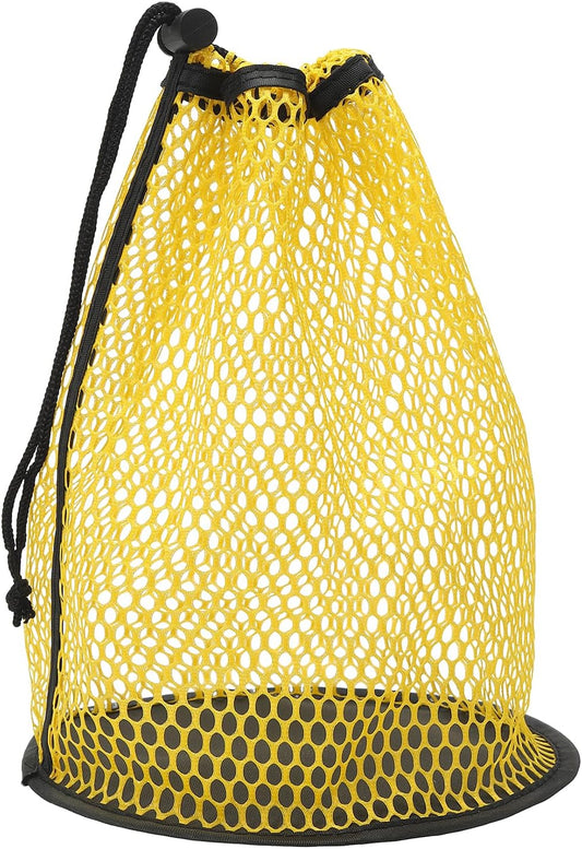 Golf Ball Storage Bag Nylon Mesh Golf Pouch with Adjustable Drawstring Closure for Outdoor Sports Supplies