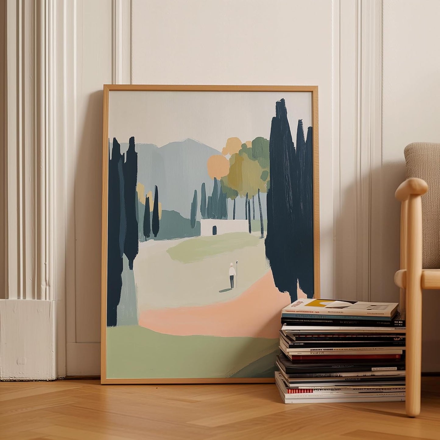 Golf Impressionist Art Print Posters - Premium Giclee Fine Art Prints - Sporty and Sophisticated Home Decor Posters, Golfer Art Prints for Home and Office Decor - Vintage Aesthetic, Ready to Frame