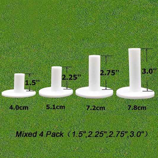 Golf Rubber Tees Driving Range Different Size, Professional Durable Tee Set for Indoor Outdoor Practice Mat…