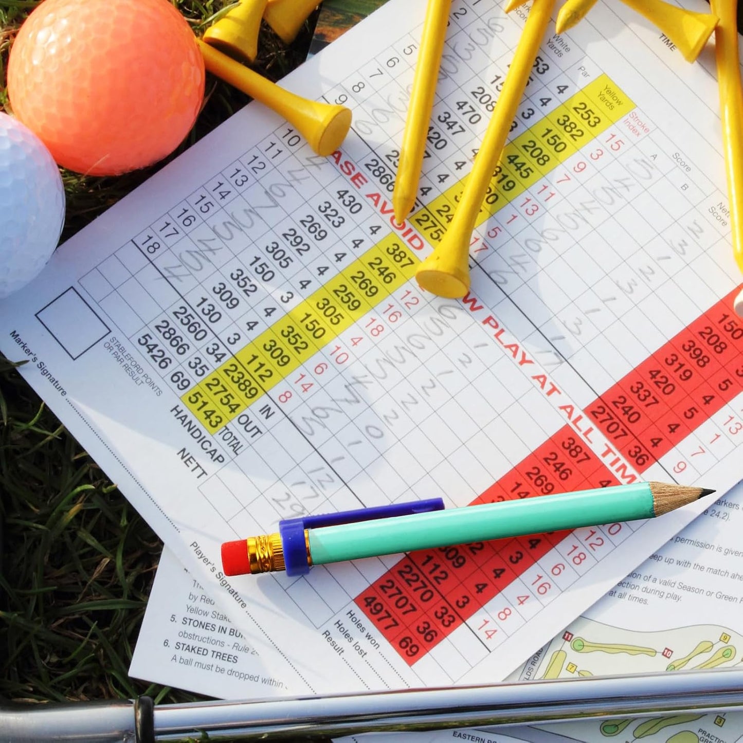 Outus 72 Pieces Golf Pencils Half Pencils with Eraser Mini Bulk Short #2 HB Pre Sharpened for Bridal Shower Wedding Office(Sage Green)