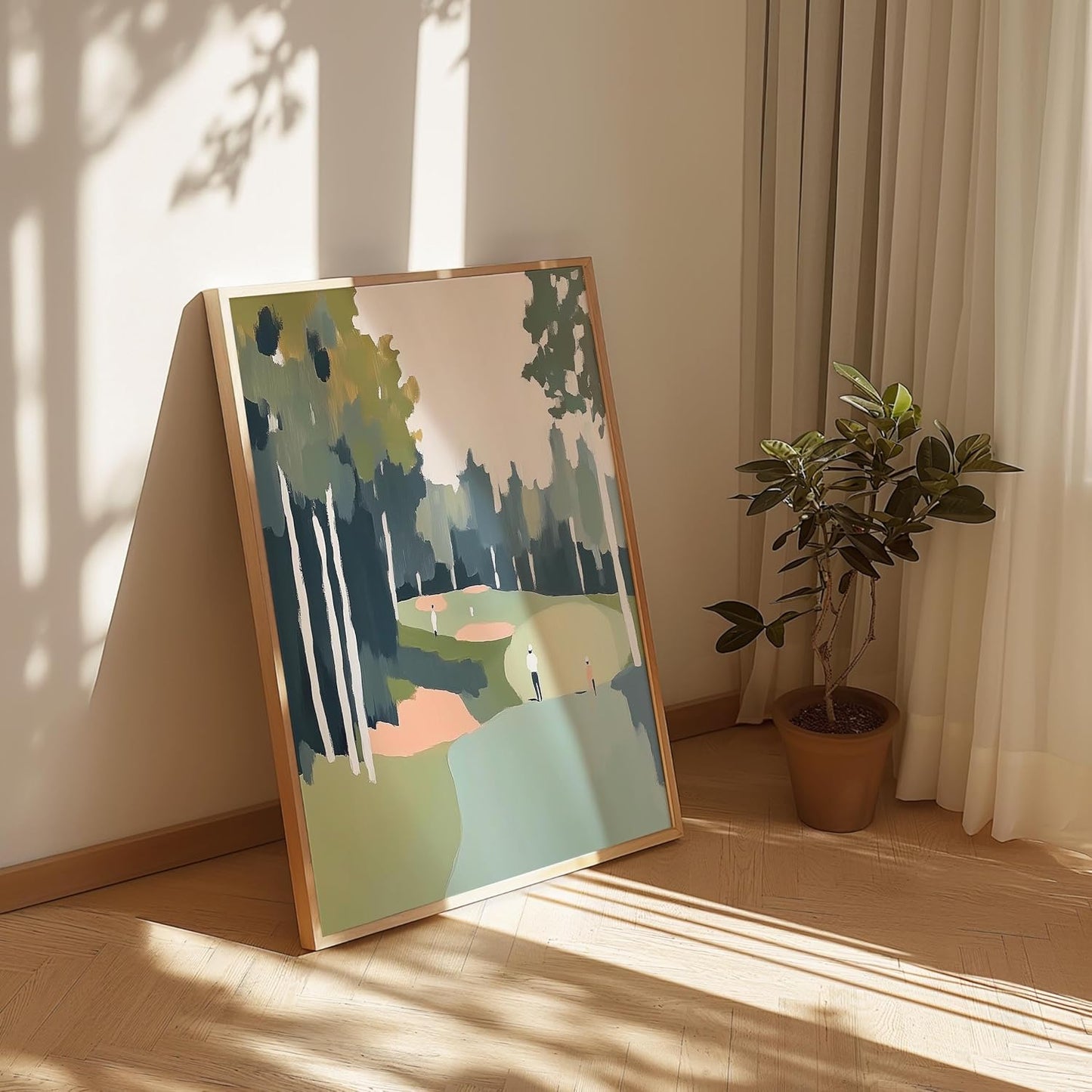 Golf Impressionist Art Print Posters - Premium Giclee Fine Art Prints - Sporty and Sophisticated Home Decor Posters, Golfer Art Prints for Home and Office Decor - Vintage Aesthetic, Ready to Frame