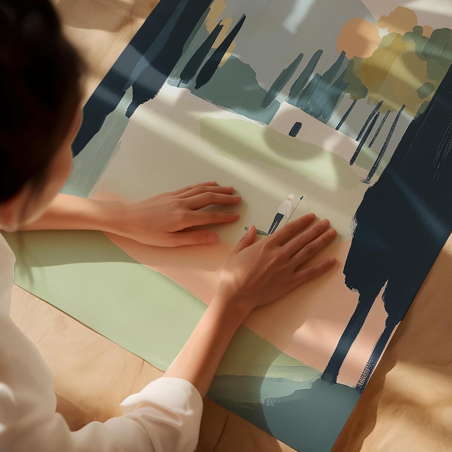 Golf Impressionist Art Print Posters - Premium Giclee Fine Art Prints - Sporty and Sophisticated Home Decor Posters, Golfer Art Prints for Home and Office Decor - Vintage Aesthetic, Ready to Frame