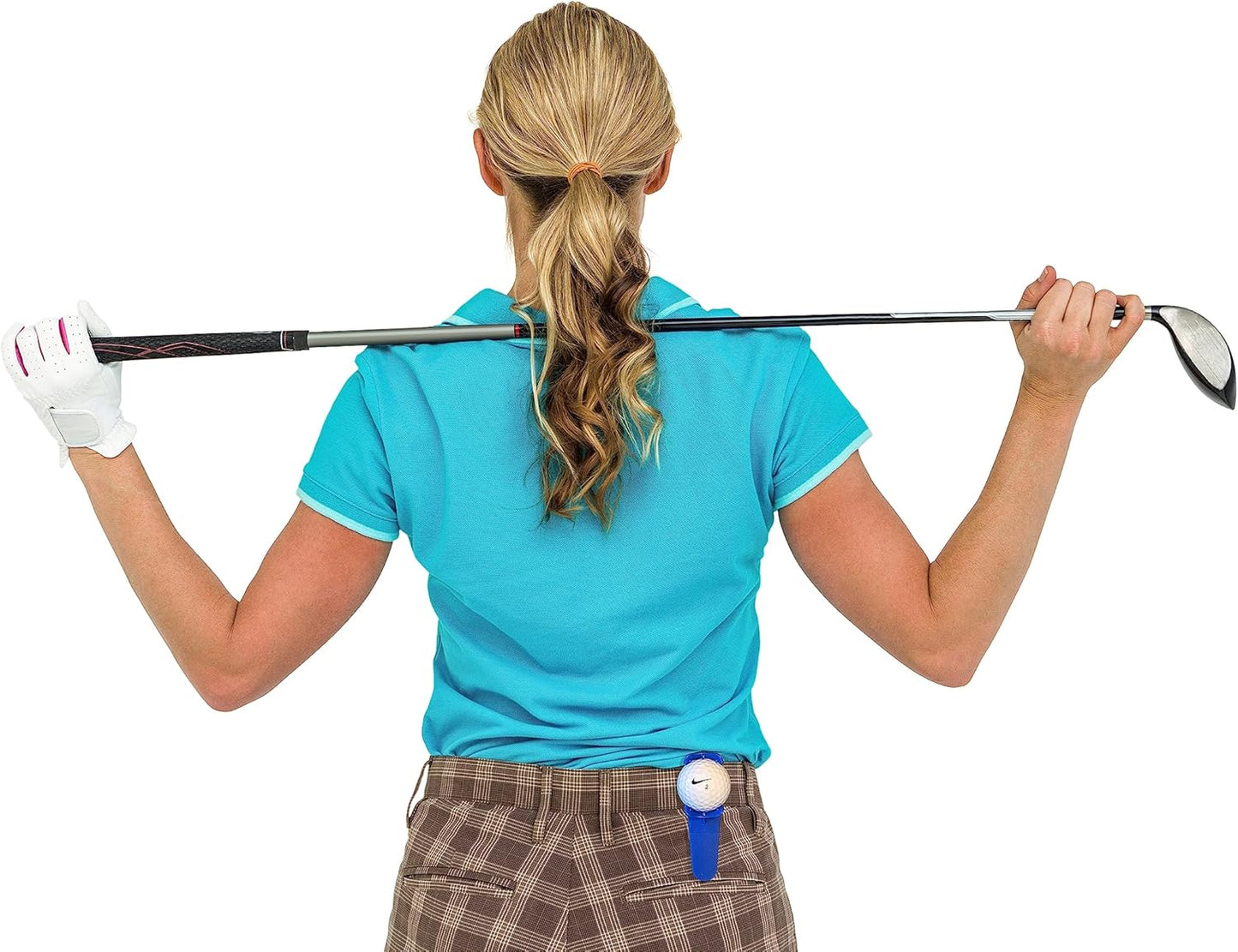 BALL POP Golf Ball Holder & Ball Marker for Waistband and Belt - Unique Golf Accessory Gift for Men, Women, & Kids