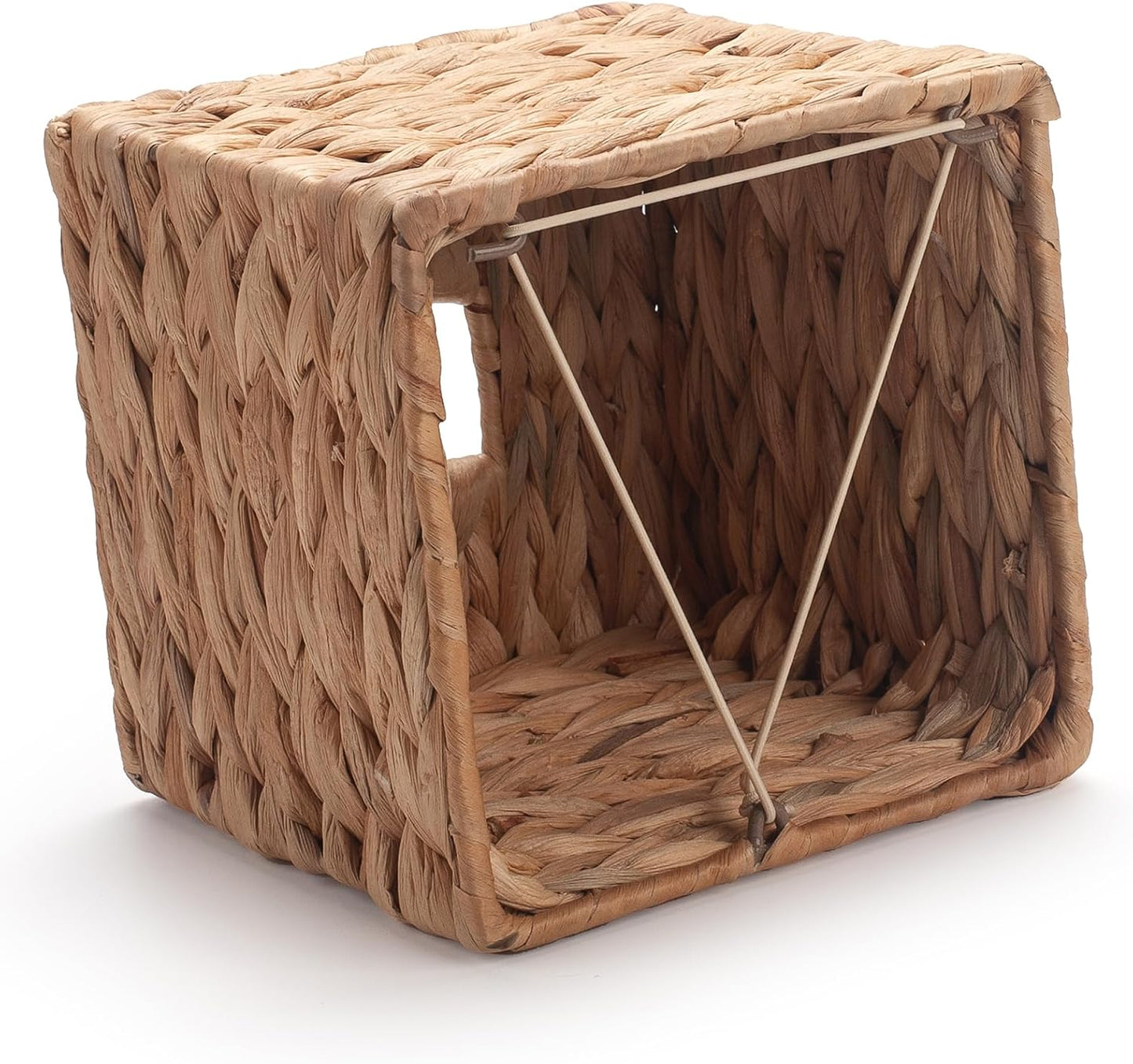 Tissue Box Cover Square, Rattan Tissue Box Holder -Boho Decorative Woven Facial Tissue Holder on Table and Bathroom by YANGQIHOME, 5.9" L x 5.9" W x 5.9" H