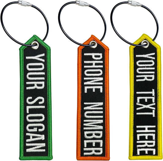 silkmilk Personalized Luggage Tag, Customized Travel Suitcases Labels Tags with Stainless Steel Loop for Luggage ,Crate ,Belt ,Key for Men Women Kids Girls Travel