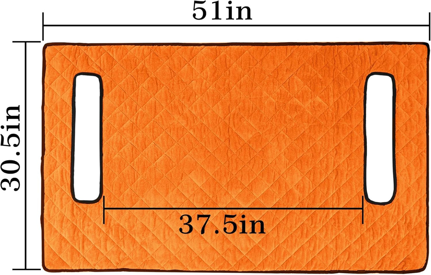 YOKYHOM Golf Cart Seat Covers, Golf Cart Seat Towel Blanket, Short Plush Surface, Soft and Comfortable, Suits EZGO, Yamaha, Club Car and Other 2-Seat Golf Carts, 51"x 30.5", Orange