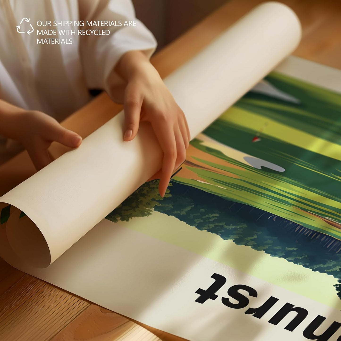 Golf Course 12 Piece Wall Collage Set, Premium Giclee Fine Art Prints - Augusta, Oakmont, Pinehurst, Golf Course Posters, Golf Wall Art, Aesthetic Poster for Home Office Decor, Ready to Frame