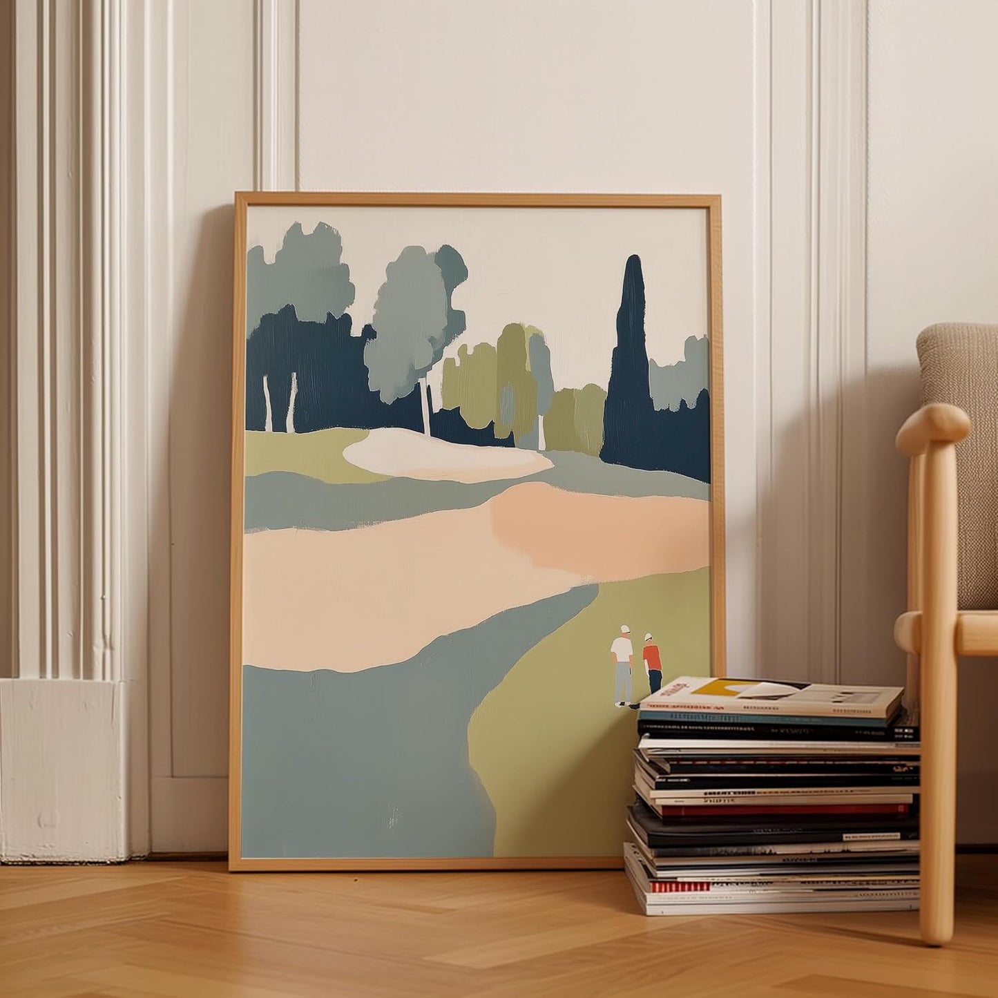 Golf Impressionist Art Print Posters - Premium Giclee Fine Art Prints - Sporty and Sophisticated Home Decor Posters, Golfer Art Prints for Home and Office Decor - Vintage Aesthetic, Ready to Frame