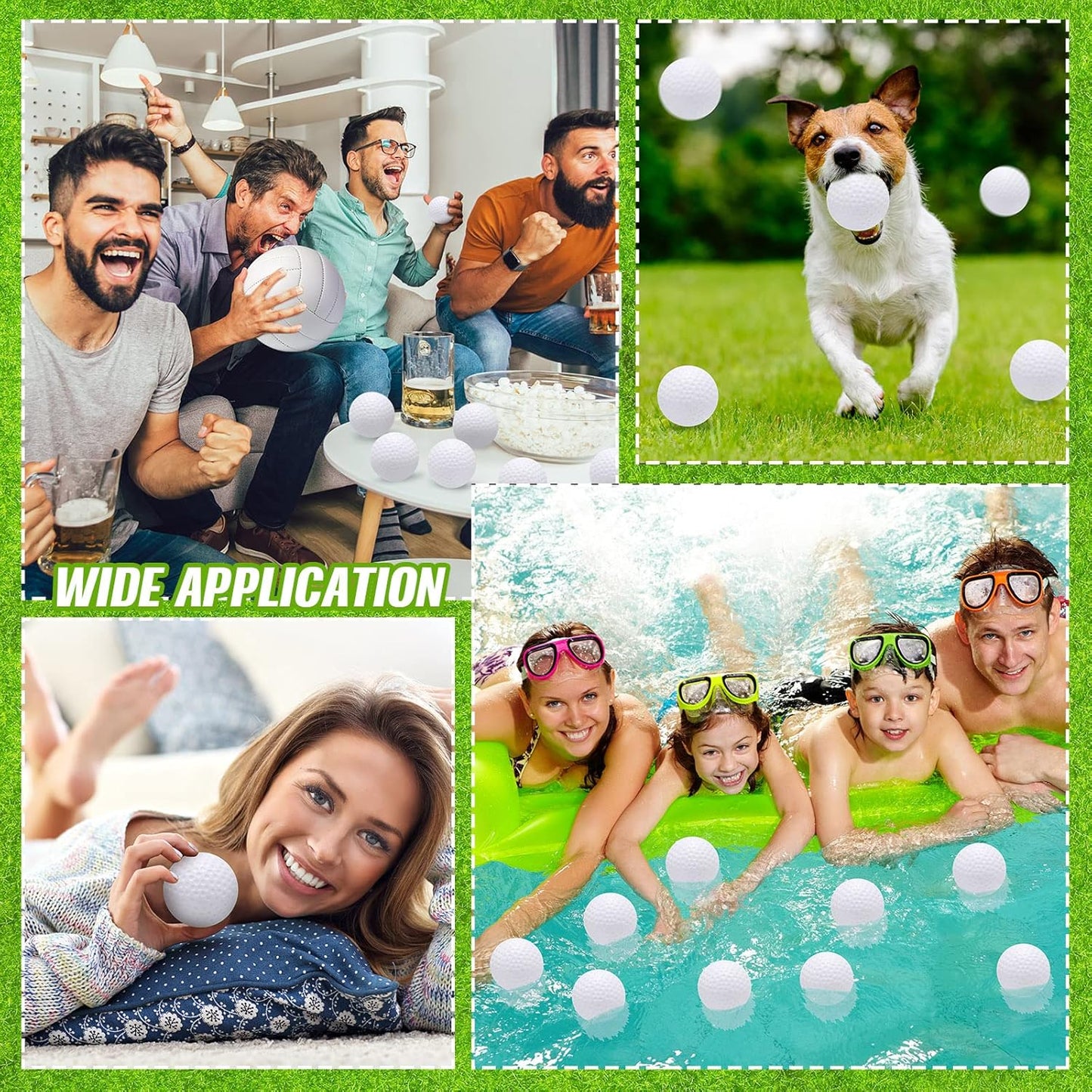 Libima 20 Pcs Mini Golf Stress Ball Bulk 2.5 Inch Foam Practice Balls Stress Relief Sports Ball with Storage Bag for Golf Birthday Party Favors Carnival Reward Gift