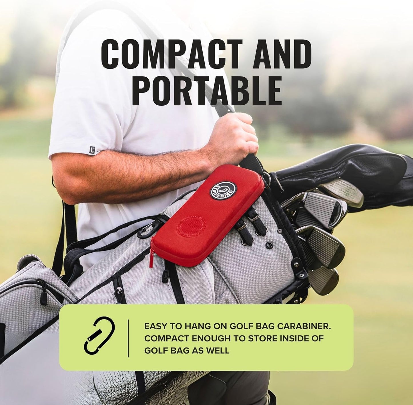 Stripebird - Original Performance Golf Glove Holder - Protect and Keep Gloves Dry - Moisture Free Storage Organizer Case
