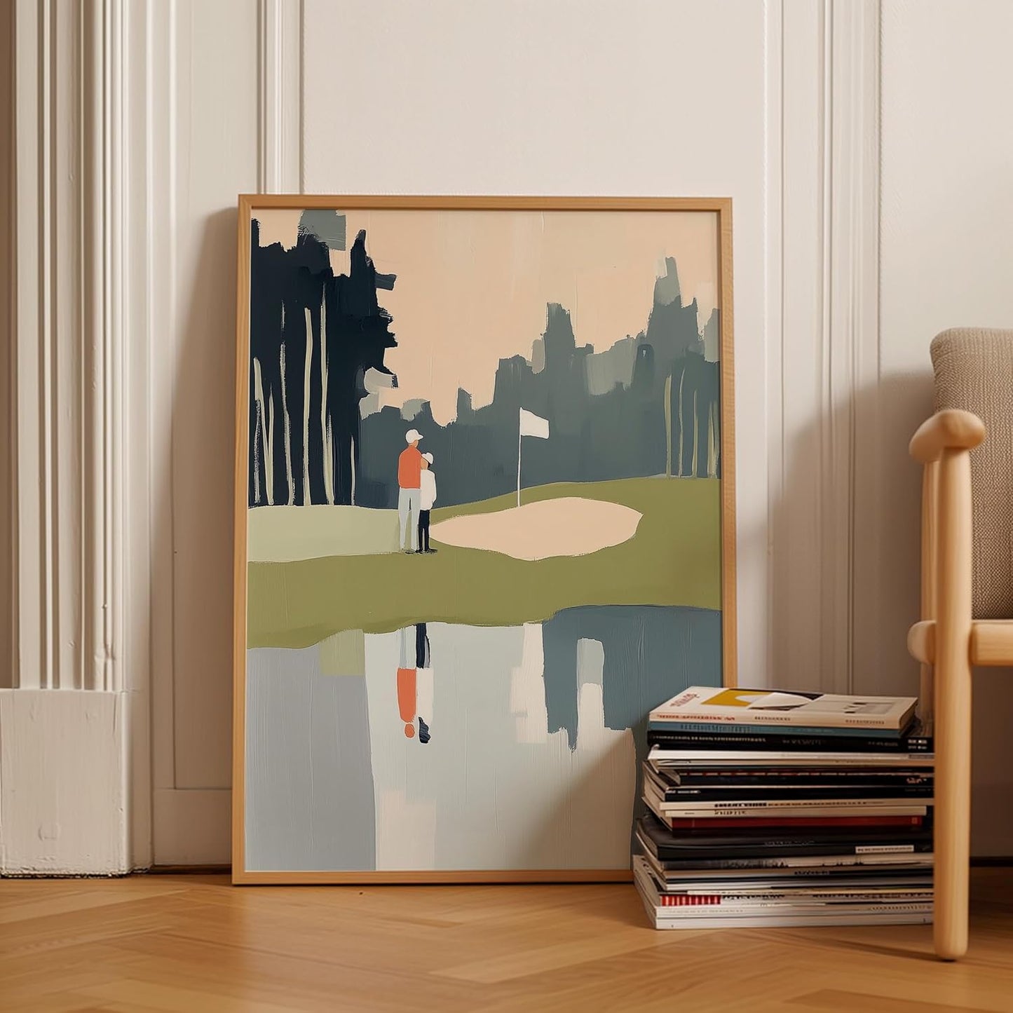 Golf Impressionist Art Print Posters - Premium Giclee Fine Art Prints - Sporty and Sophisticated Home Decor Posters, Golfer Art Prints for Home and Office Decor - Vintage Aesthetic, Ready to Frame