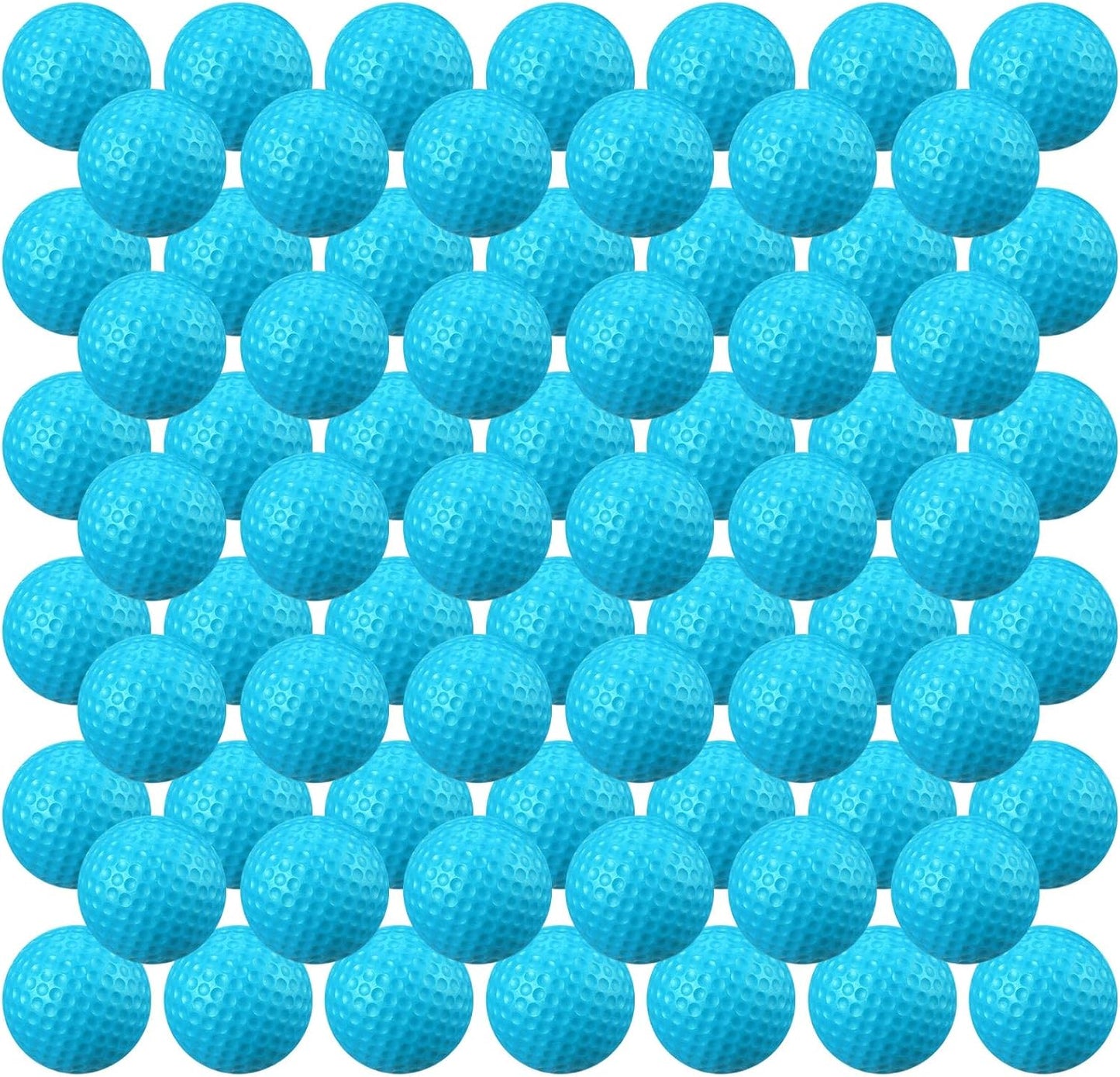 Junkin 80 Pcs Foam Golf Balls Rubber Practice Balls Realistic Feel and Flight Sport Training for Indoor or Outdoor Backyard Golf Training