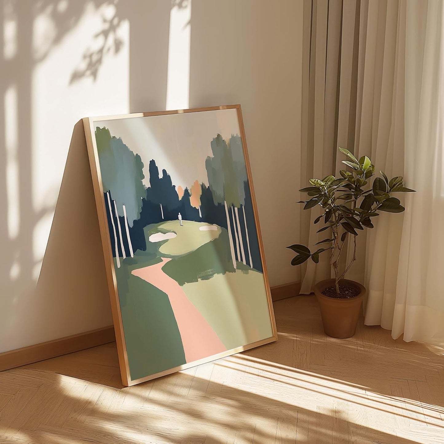 Golf Impressionist Art Print Posters - Premium Giclee Fine Art Prints - Sporty and Sophisticated Home Decor Posters, Golfer Art Prints for Home and Office Decor - Vintage Aesthetic, Ready to Frame