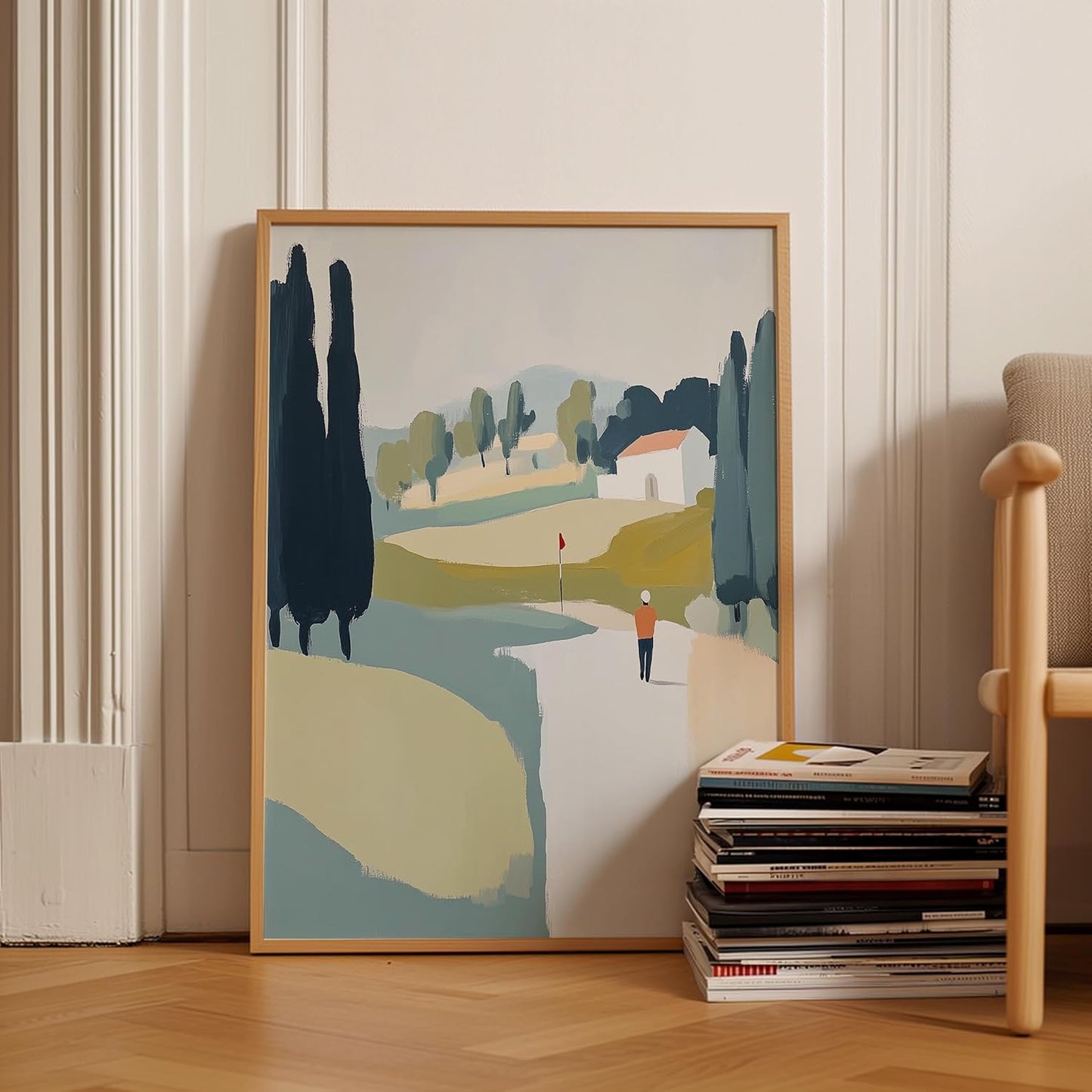 Golf Impressionist Art Print Posters - Premium Giclee Fine Art Prints - Sporty and Sophisticated Home Decor Posters, Golfer Art Prints for Home and Office Decor - Vintage Aesthetic, Ready to Frame