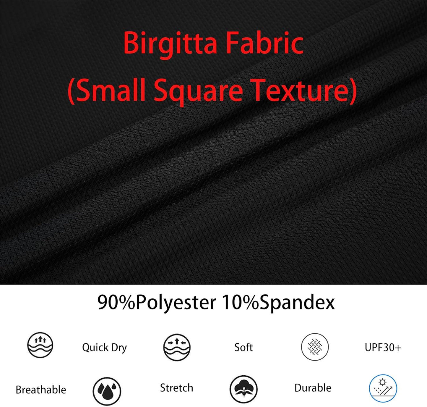 Alex Vando Mens Golf Shirt Moisture Wicking Quick-Dry Short Sleeve Casual Polo Shirts for Men