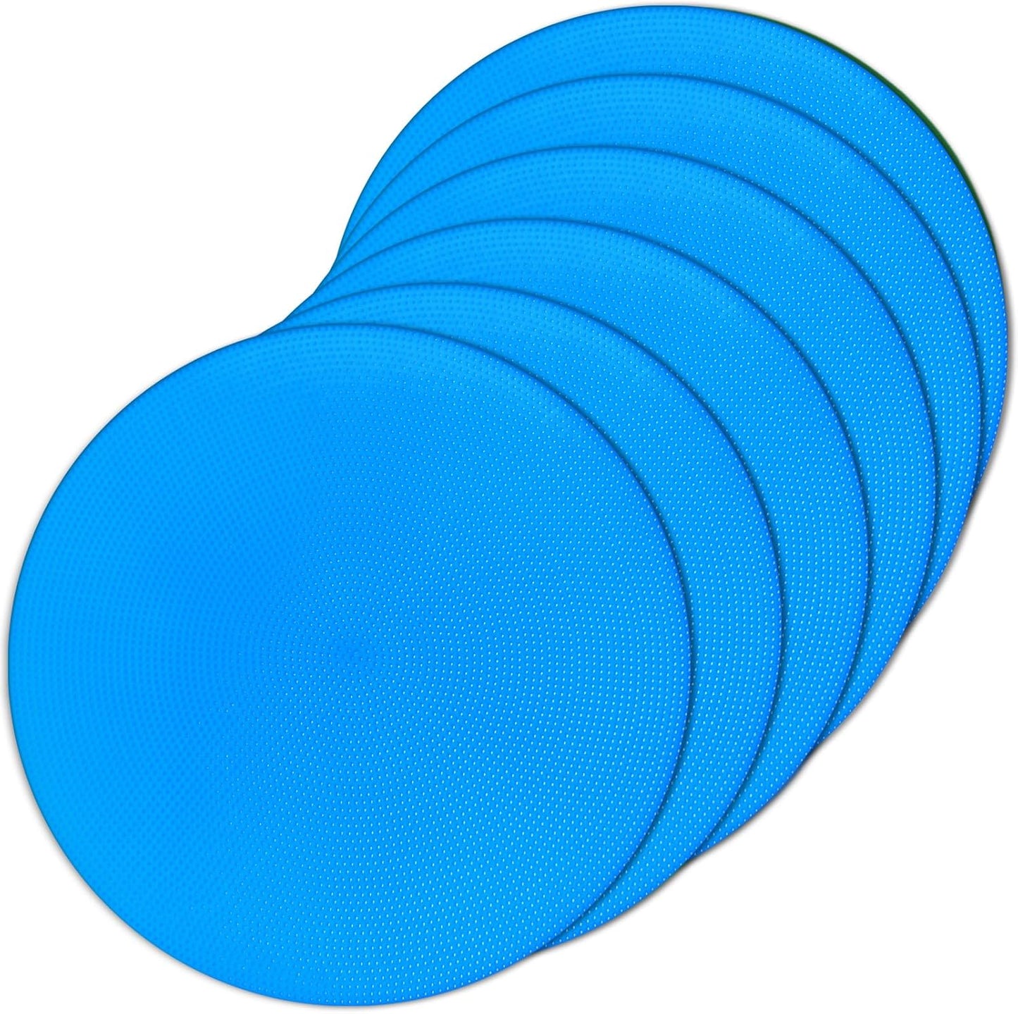 Poly Spot Markers 9 inch Non-Slip Rubber Agility Markers Flat Field Cones Floor Dots for Football, Soccer, Basketball Training Markers, School Activities, Exercise Drills, Social Distancing