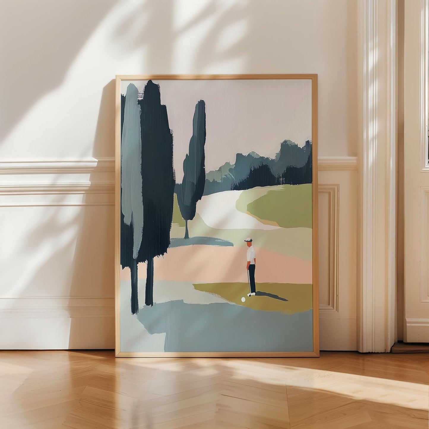 Golf Impressionist Art Print Posters - Premium Giclee Fine Art Prints - Sporty and Sophisticated Home Decor Posters, Golfer Art Prints for Home and Office Decor - Vintage Aesthetic, Ready to Frame