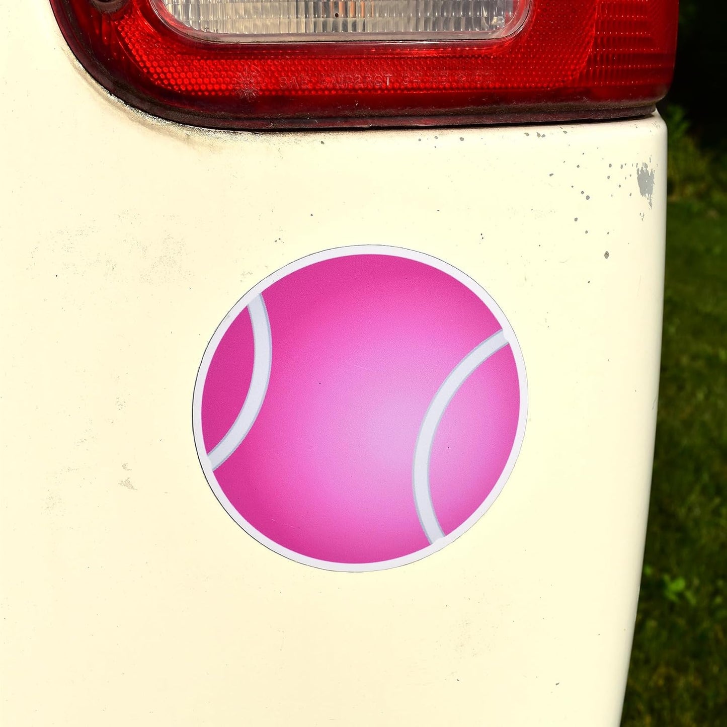 Tennis, Pickleball & Golf Decorative Magnets – Fun Sport-Themed Fridge Magnets, Locker Magnets, Car Magnets, Office Décor – Tennis Ball, Pickleball, Golf Ball & Heart Designs (Pink Tennis Ball)