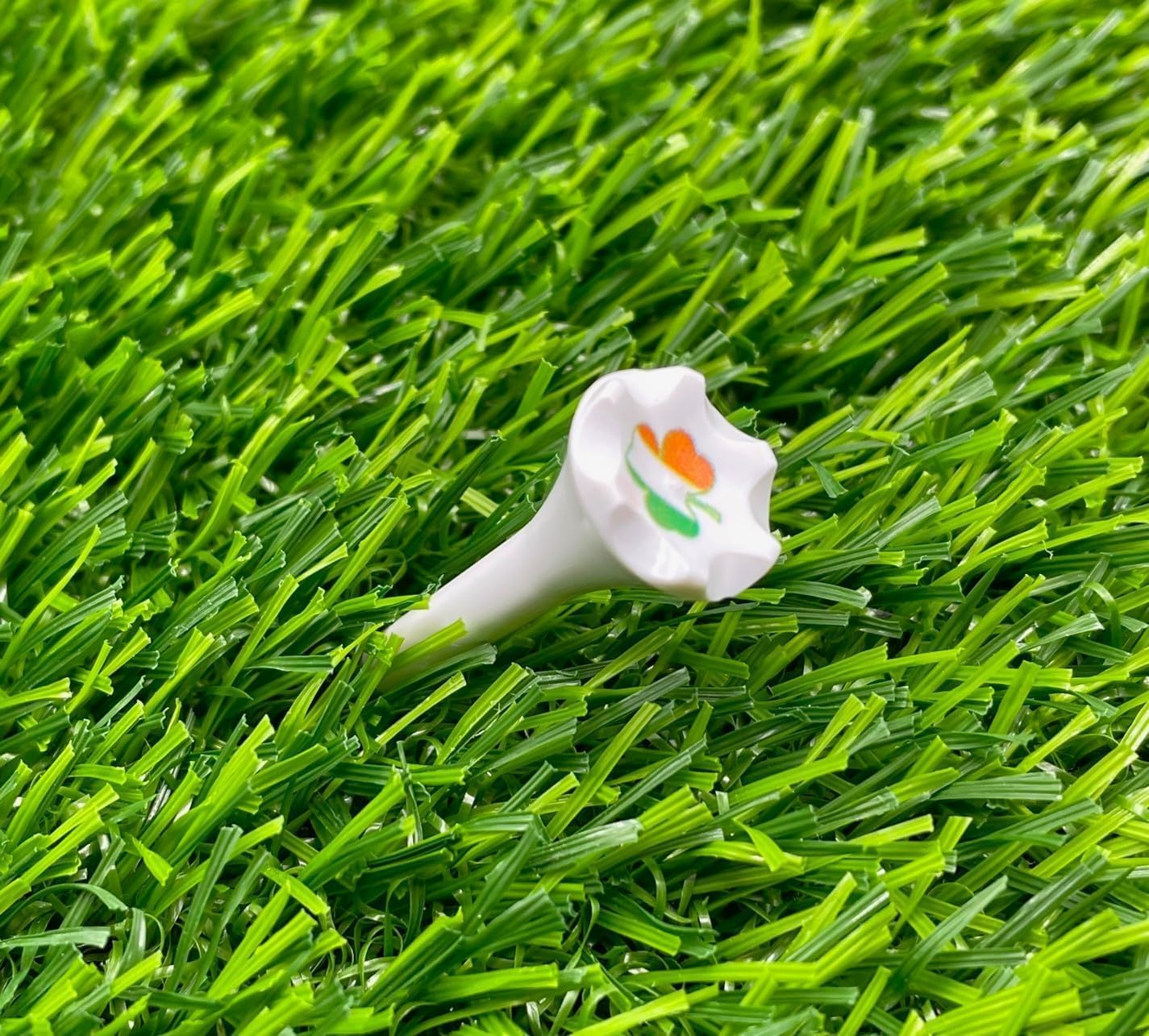 TRUESTRIKE Premium USA Golf Tees – 3¼" or 2¾" Durable Plastic Performance Tees (100 Pack) – Made in USA – Bulk Value Pack