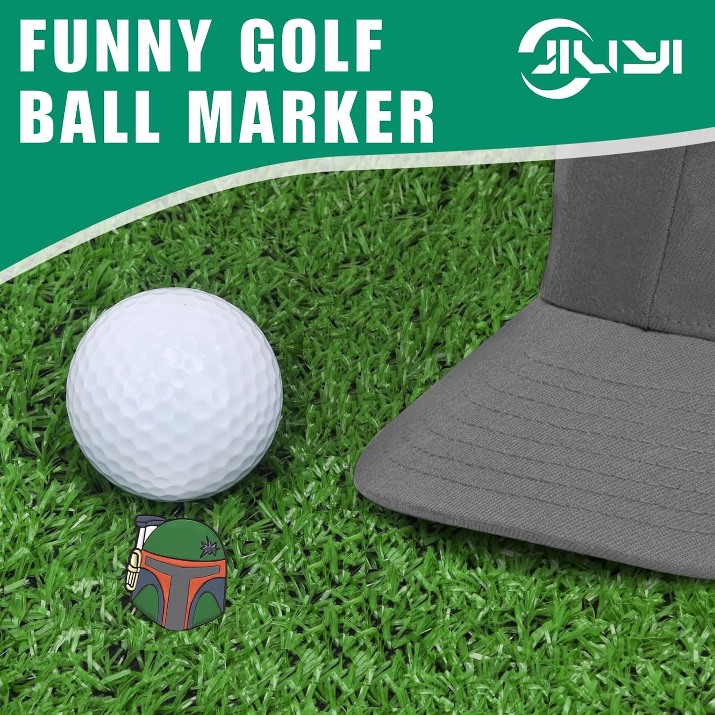 Golf Ball Marker Hat Clip, Golf Accessories for Men, Golf Ball Stamp, Funny Golf Gifts, Golf Gadgets