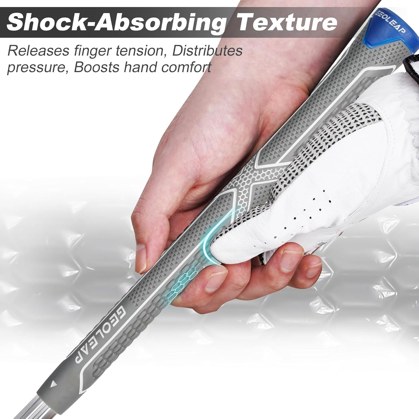 Geoleap Golf Grips 13 Pack,Non-slip and High Shock-absorbing Golf Club Grips ,Choose between 13 Grips with 15 Tapes and Full Kits.