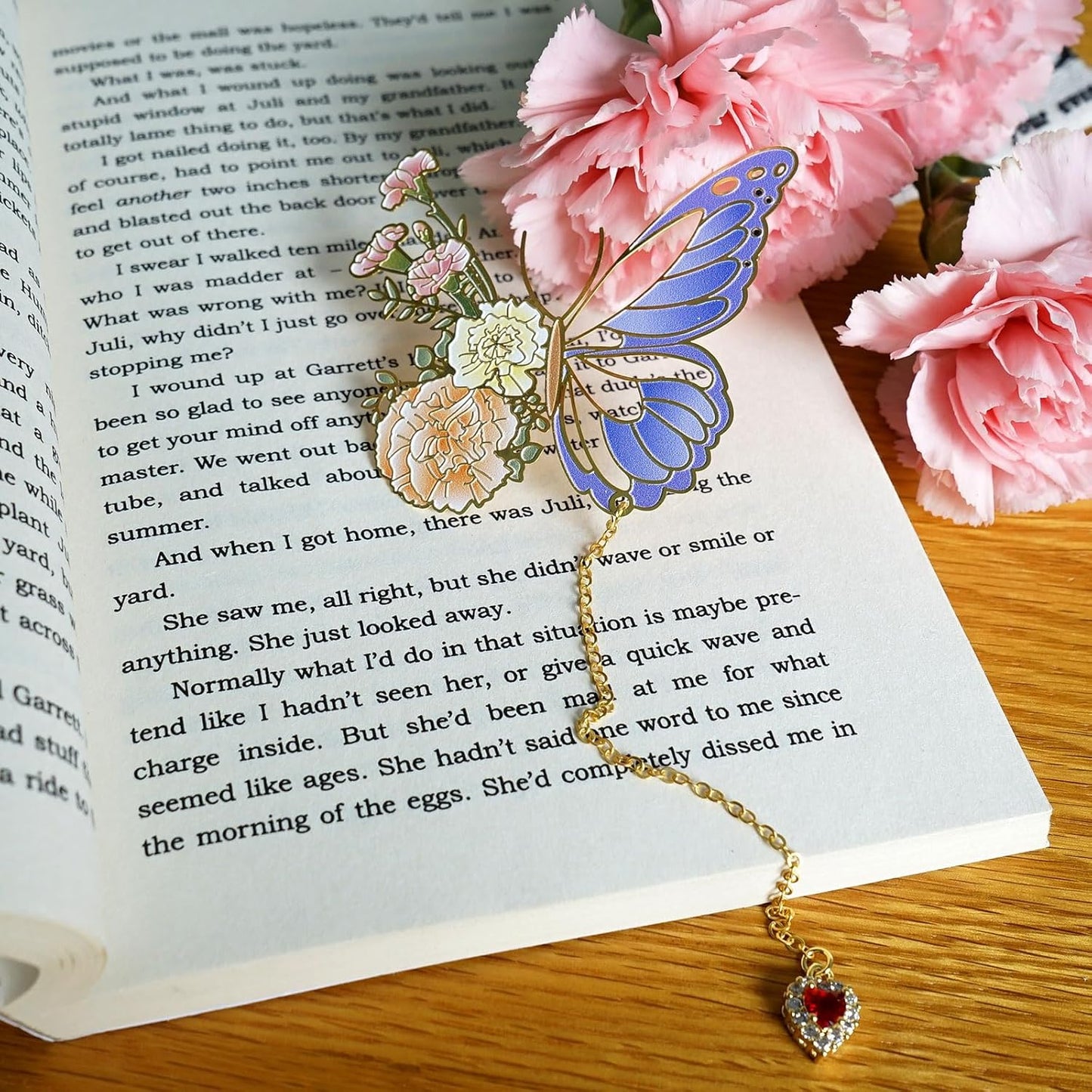 Butterfly Bookmarks for Women,Cute Funny Metal Bookmark,Unique Gifts Book Markers for Women Book Lovers,Teacher Appreciation Gifts,Valentine Mother's Day Christmas New Year Birthday Gift