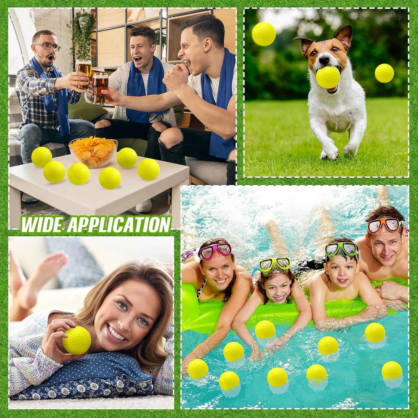 Libima 20 Pcs Mini Golf Stress Ball Bulk 2.5 Inch Foam Practice Balls Stress Relief Sports Ball with Storage Bag for Golf Birthday Party Favors Carnival Reward Gift