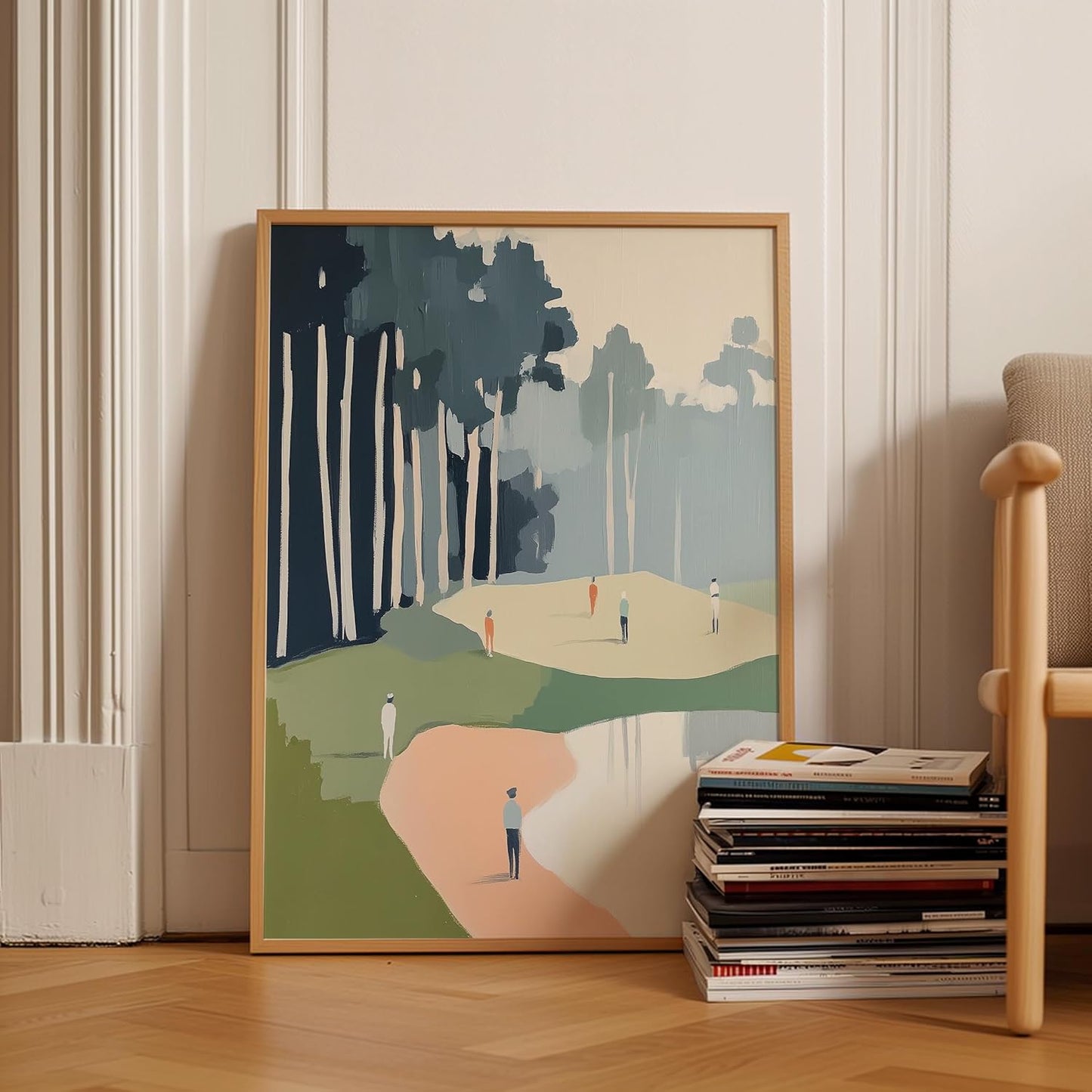 Golf Impressionist Art Print Posters - Premium Giclee Fine Art Prints - Sporty and Sophisticated Home Decor Posters, Golfer Art Prints for Home and Office Decor - Vintage Aesthetic, Ready to Frame