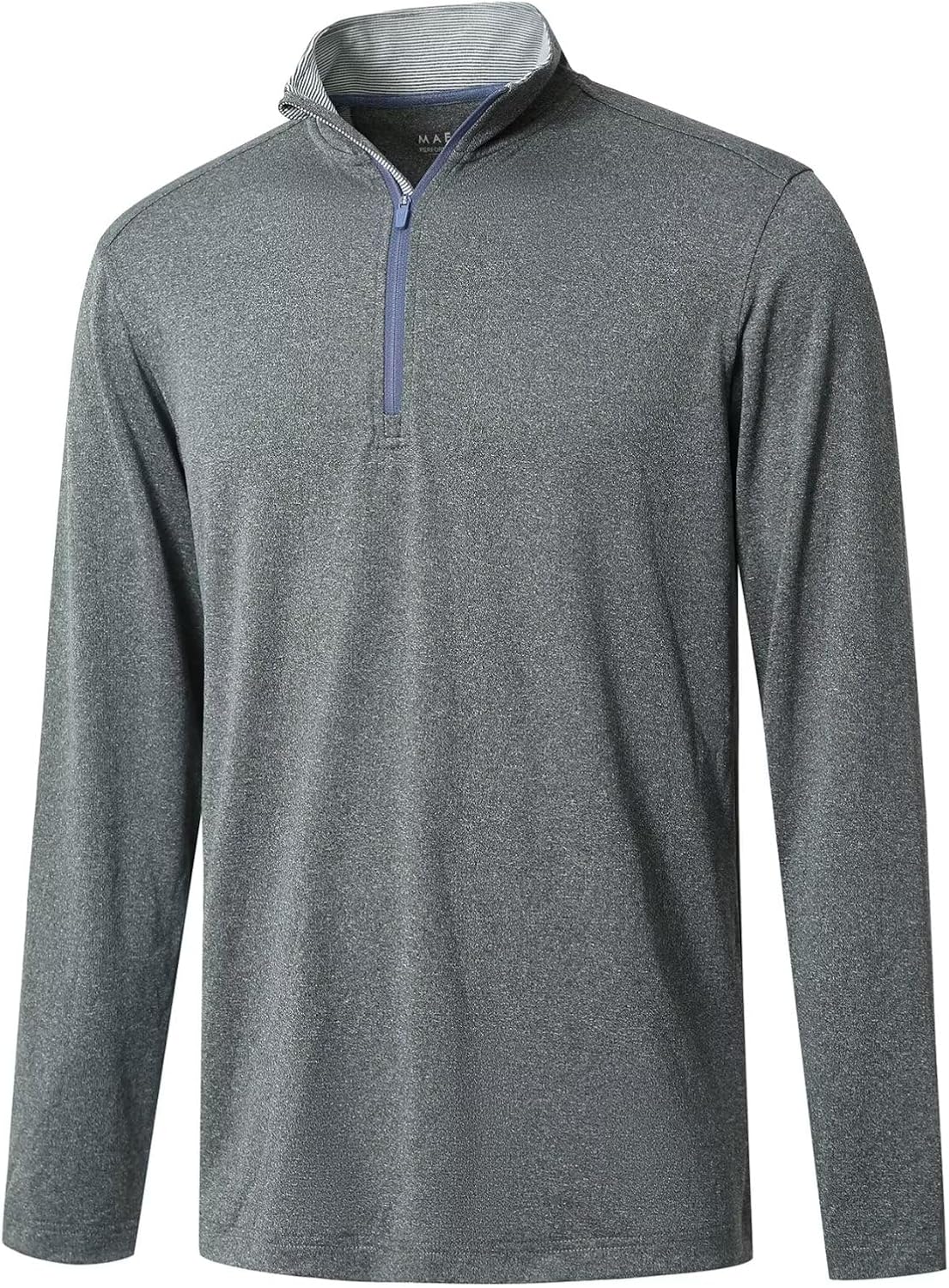M MAELREG Quarter Zip Golf Pullover Men Dry Fit Long Sleeve Performance Wicking Mock Neck 1/4 Zip Pullover Mens Sweatshirt