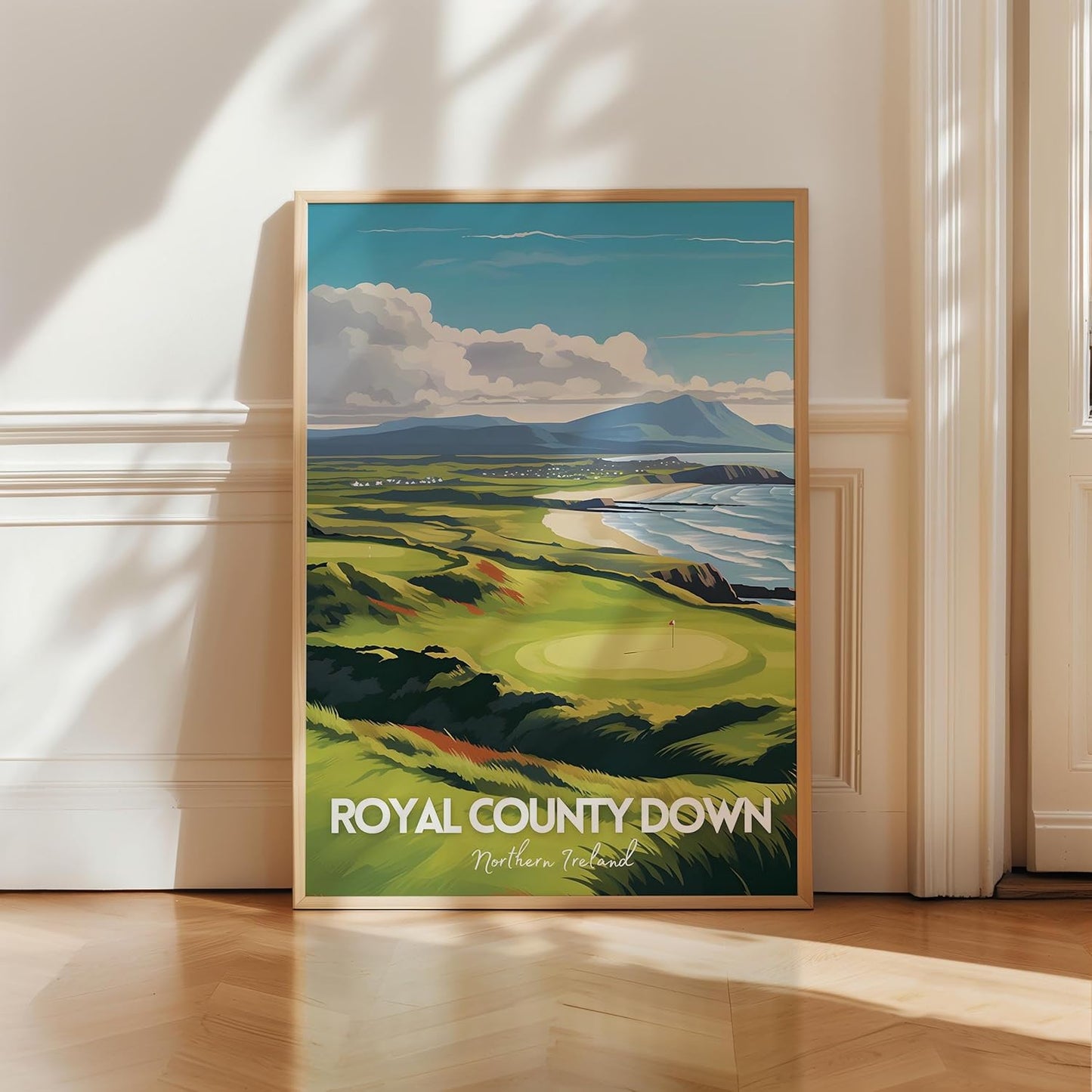 Golf Course Premium Giclee Fine Art Prints - Augusta, Pebble Beach, Pinehurst, Golf Course Posters, Golf Wall Art, Aesthetic Poster for Home Office Decor, Ready to Frame