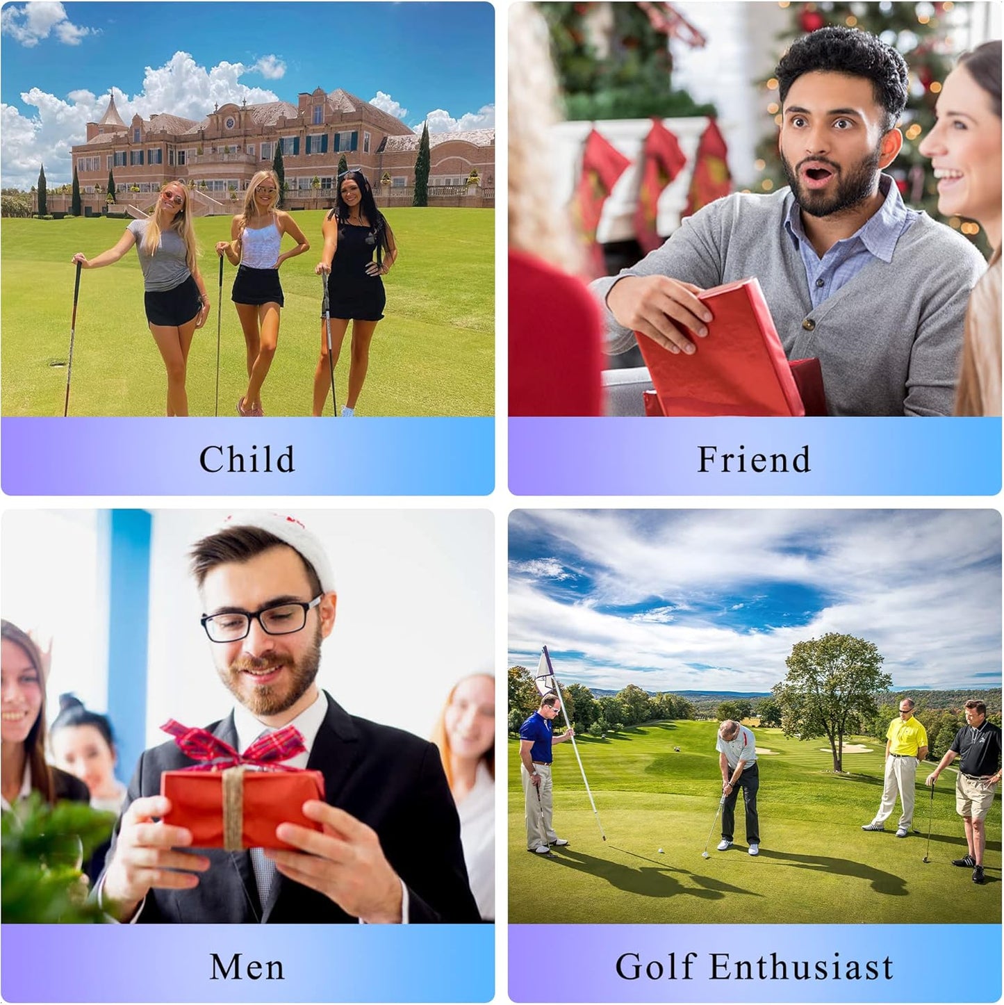 Golf Pen Holder Office Desk Decor Cool Unique Gift - Best Choice for Golf Love