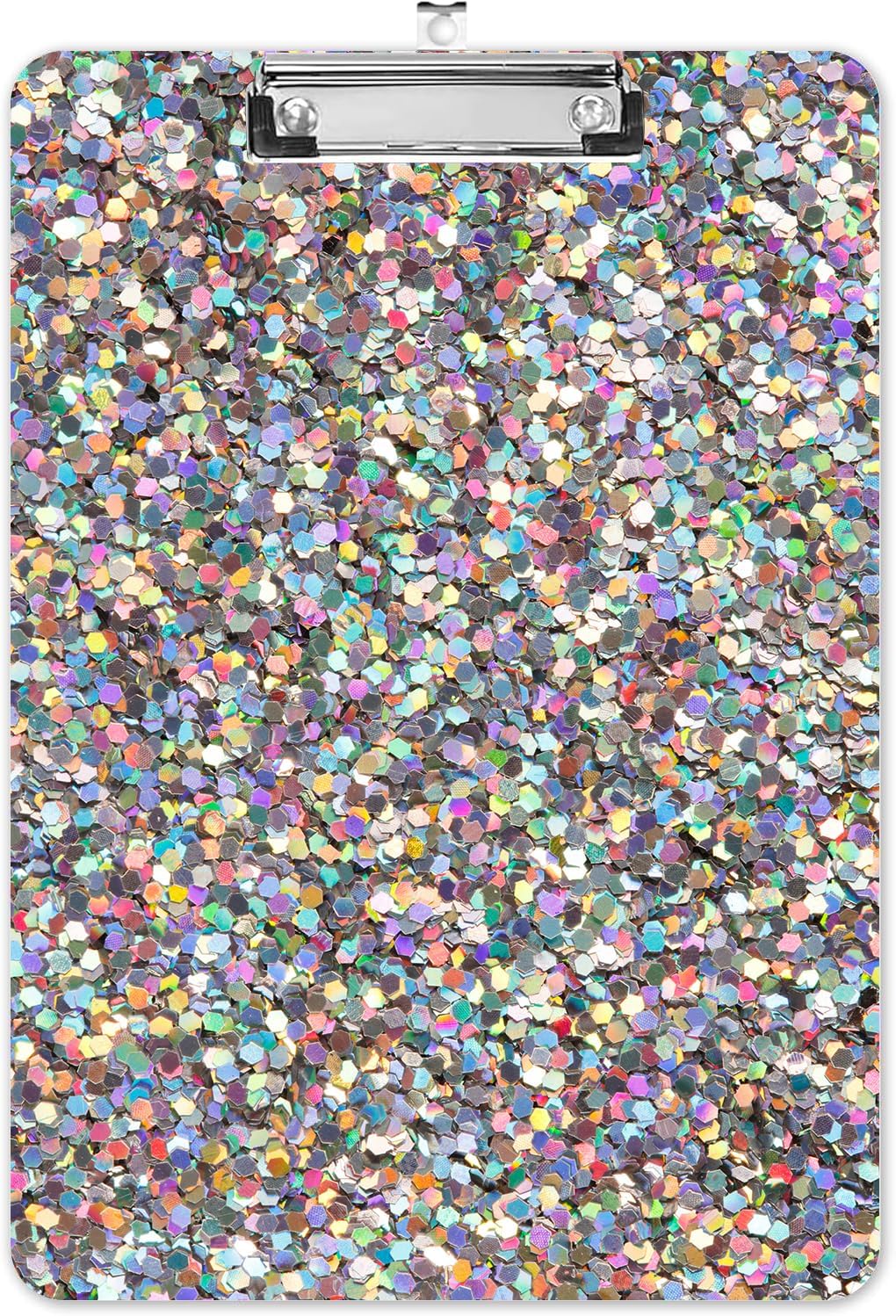 Fashion A4 Clipboard, Standard Letter Size 9" x 12.5", Decorative Wooden Clipboard with Low Profile Metal Clip for Office, School, Teachers, and Students, Bright Colourful