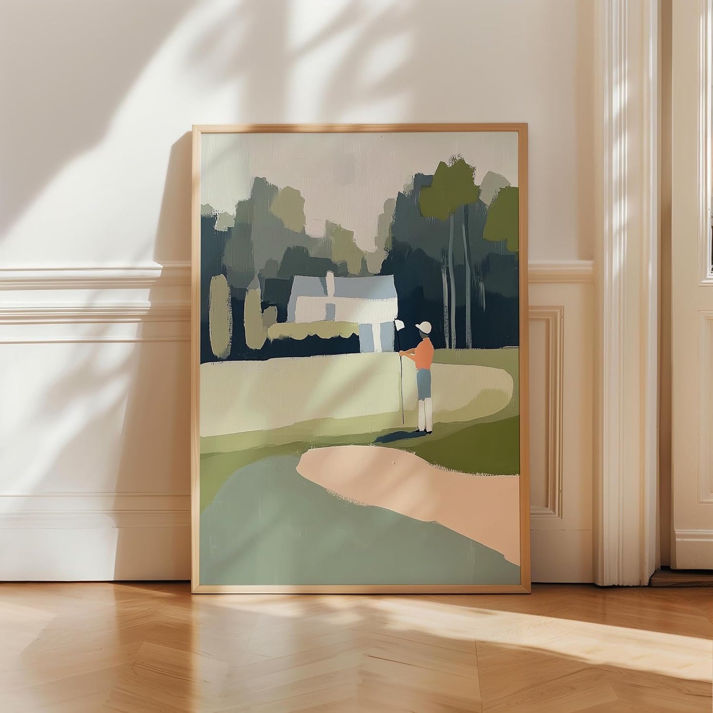 Golf Impressionist Art Print Posters - Premium Giclee Fine Art Prints - Sporty and Sophisticated Home Decor Posters, Golfer Art Prints for Home and Office Decor - Vintage Aesthetic, Ready to Frame